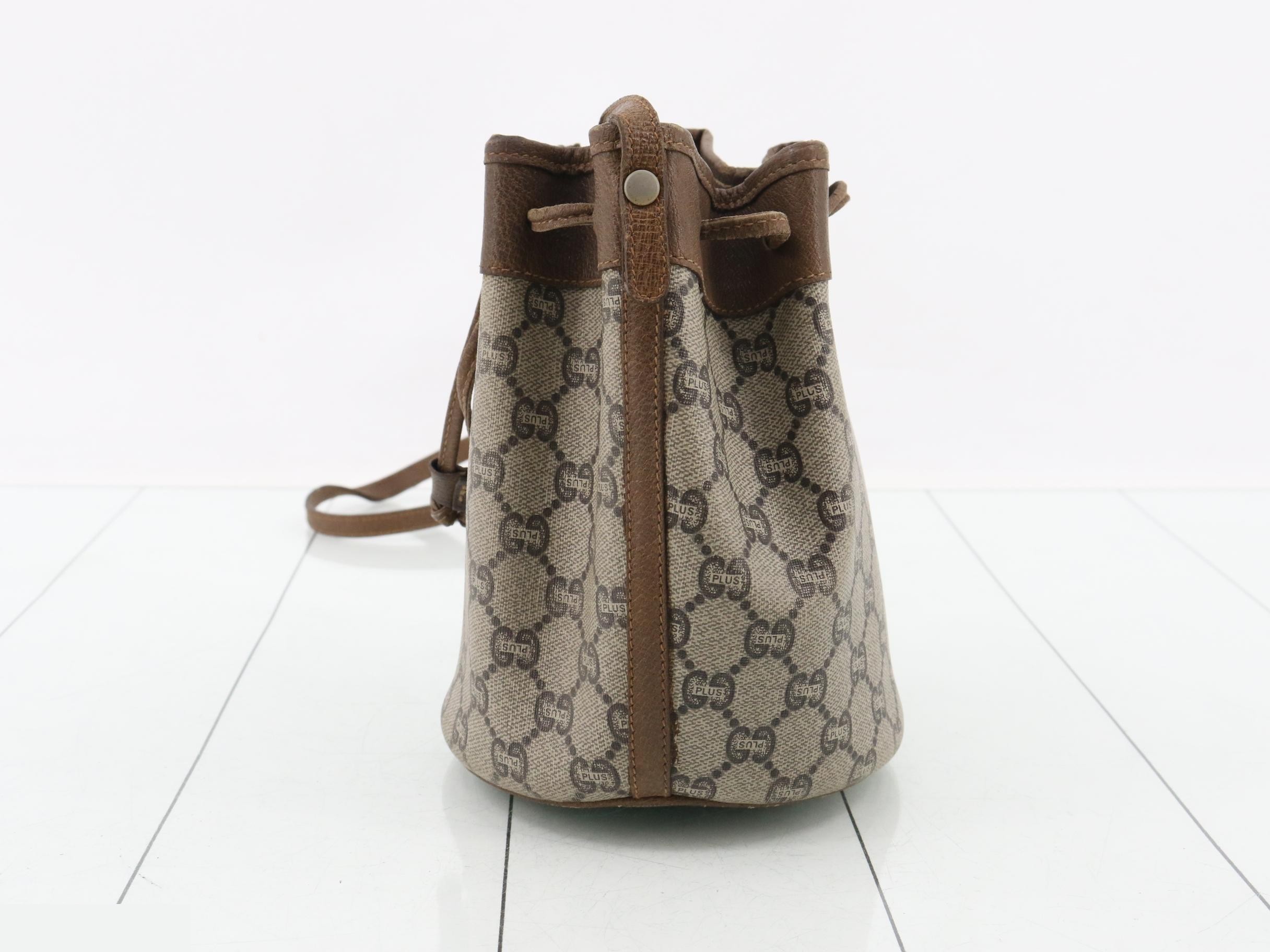 GG Plus drawstring shoulder bag — view 3