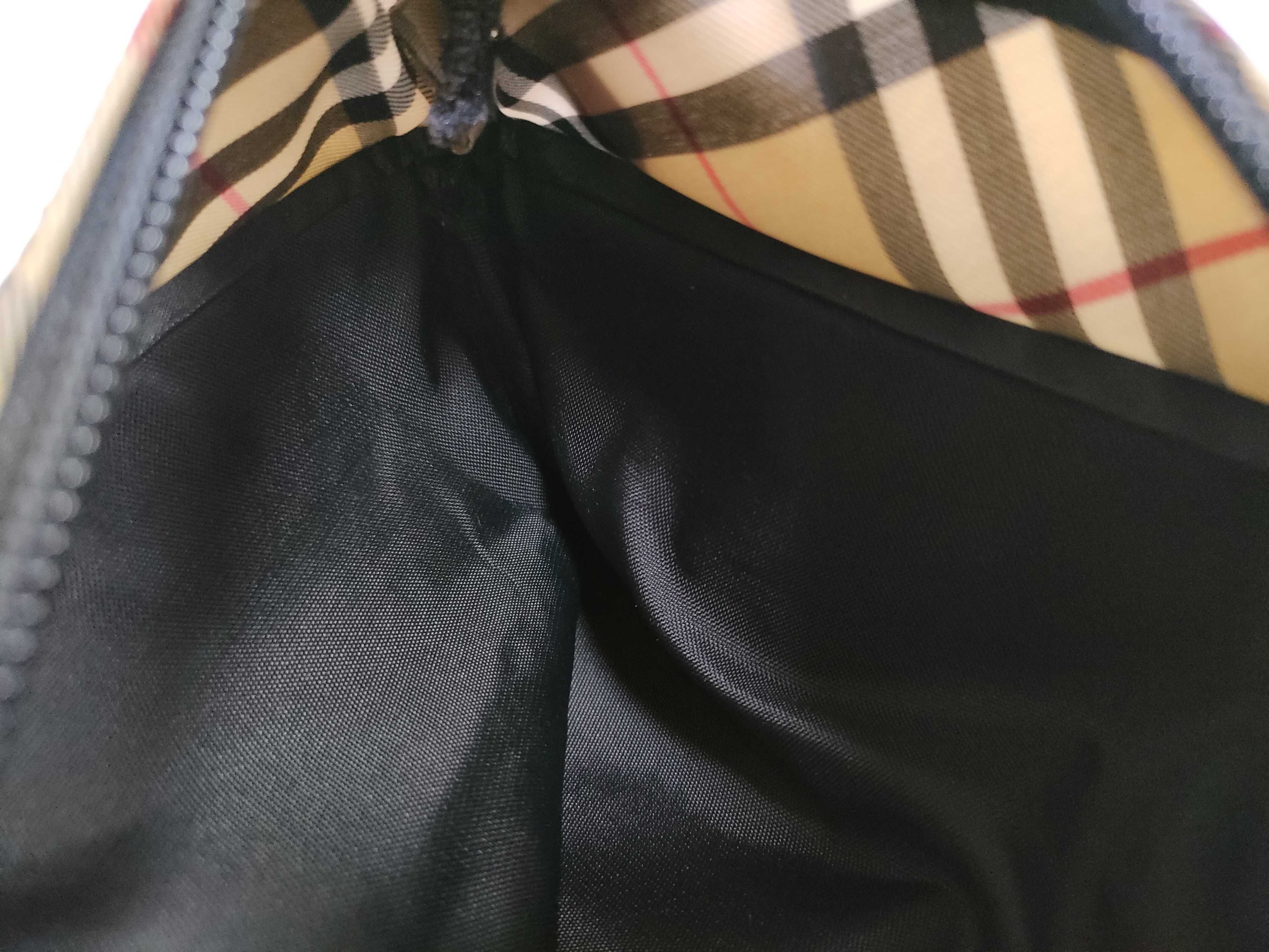 Blue Label Nylon Tote Bag, Brown Tote Bag — view 14