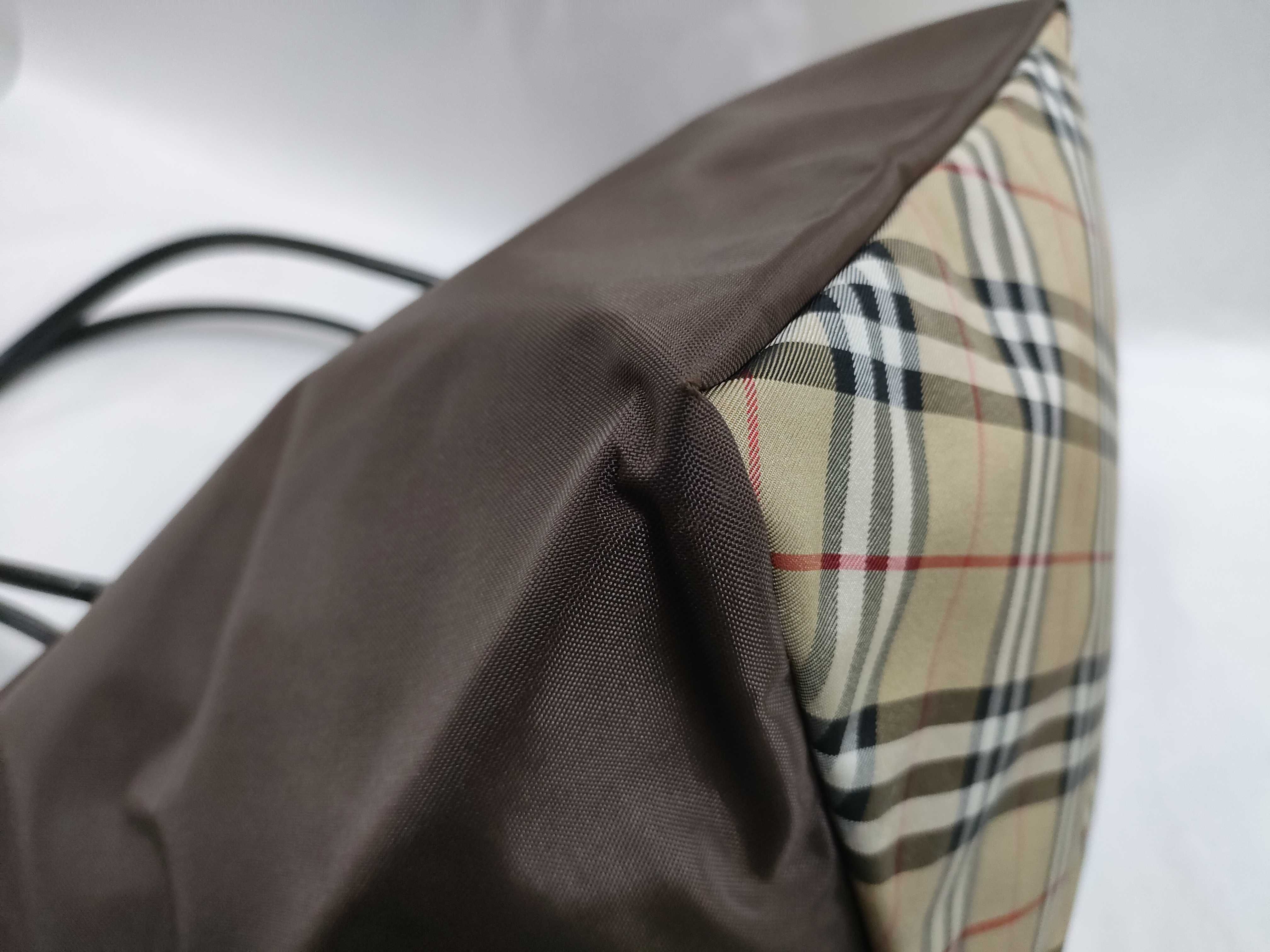 Blue Label Nylon Tote Bag, Brown Tote Bag — view 6