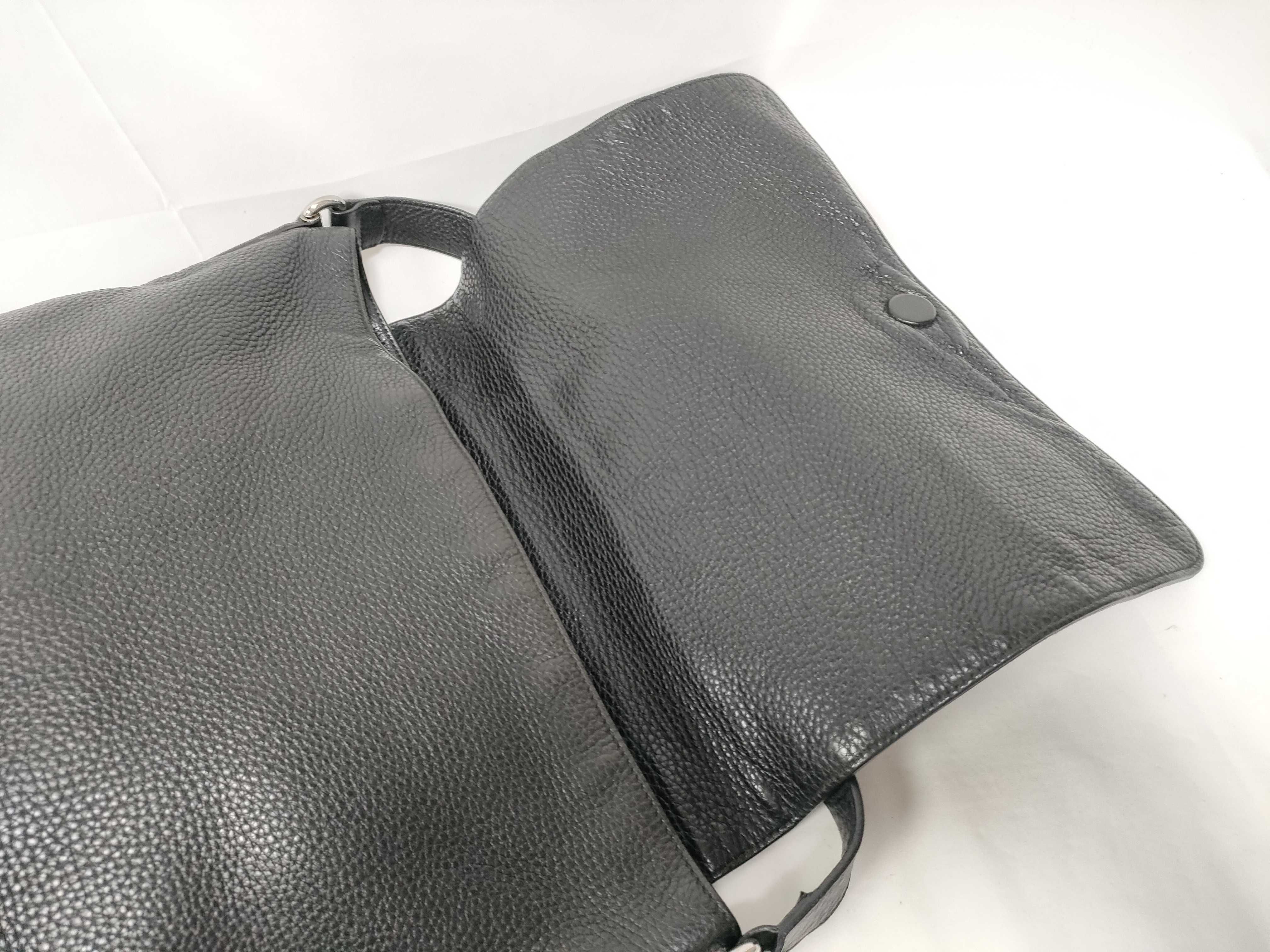 leather shoulder bag black shoulder bag — view 11