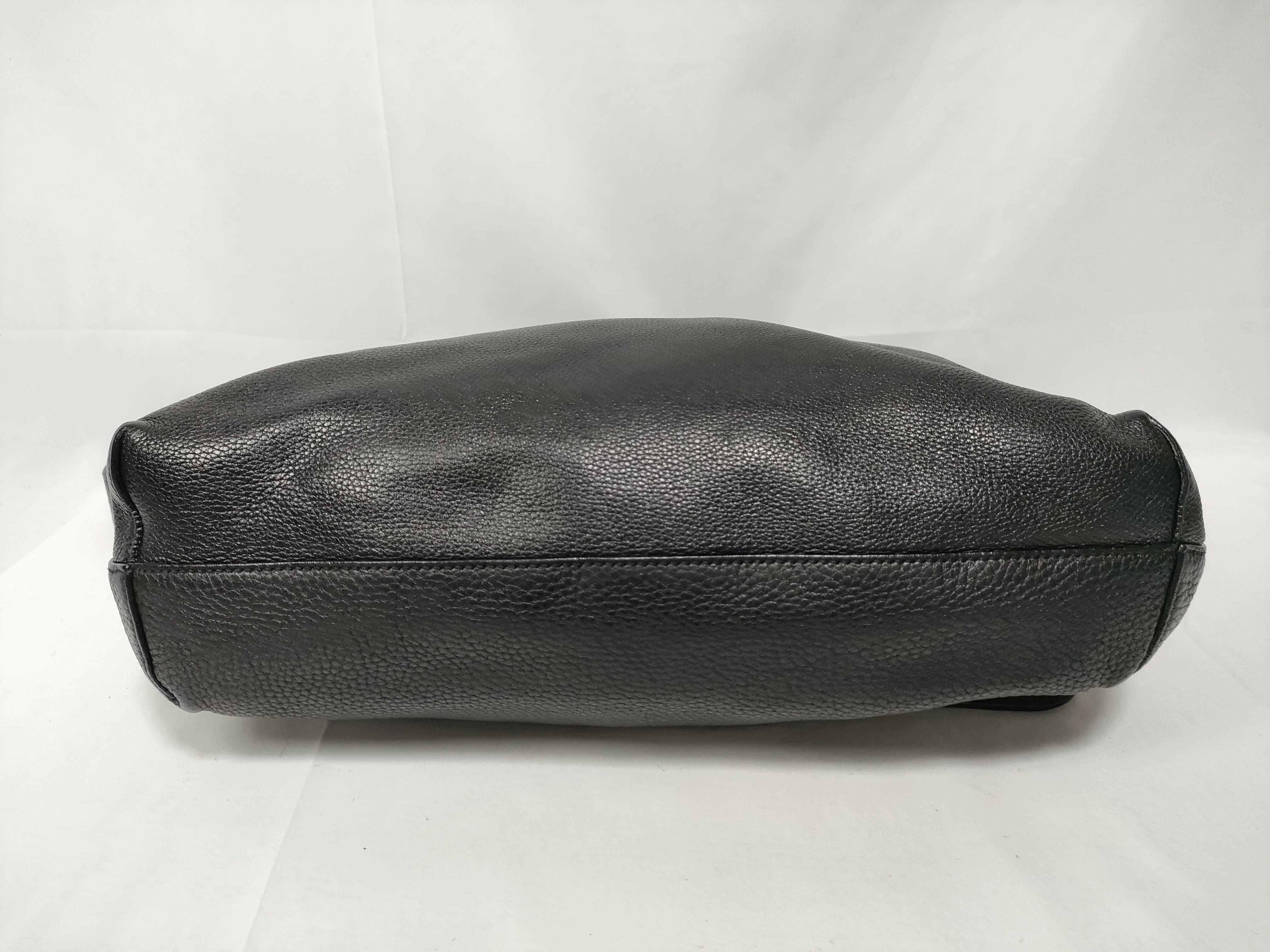 leather shoulder bag black shoulder bag — view 3