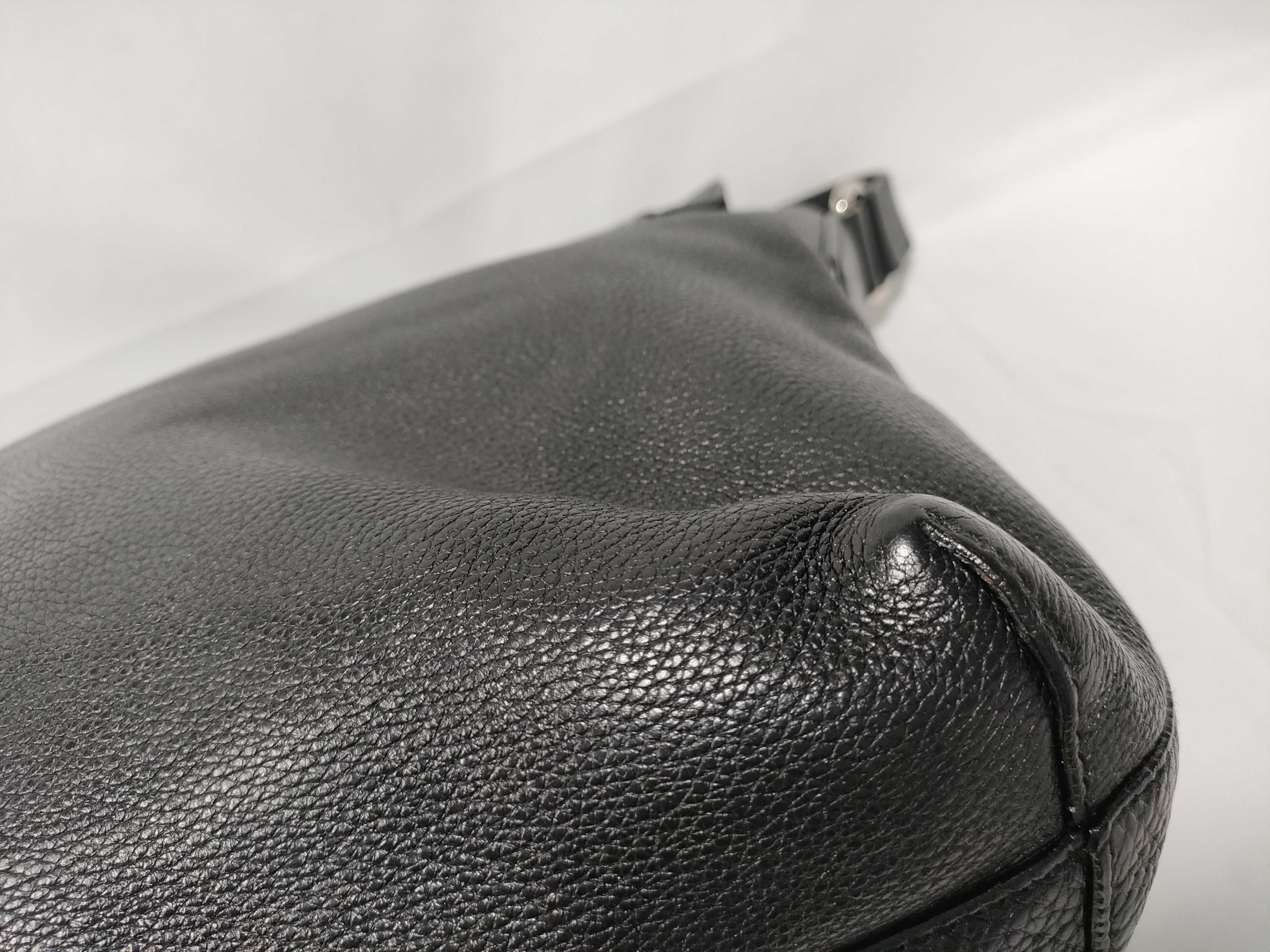 leather shoulder bag black shoulder bag — view 4