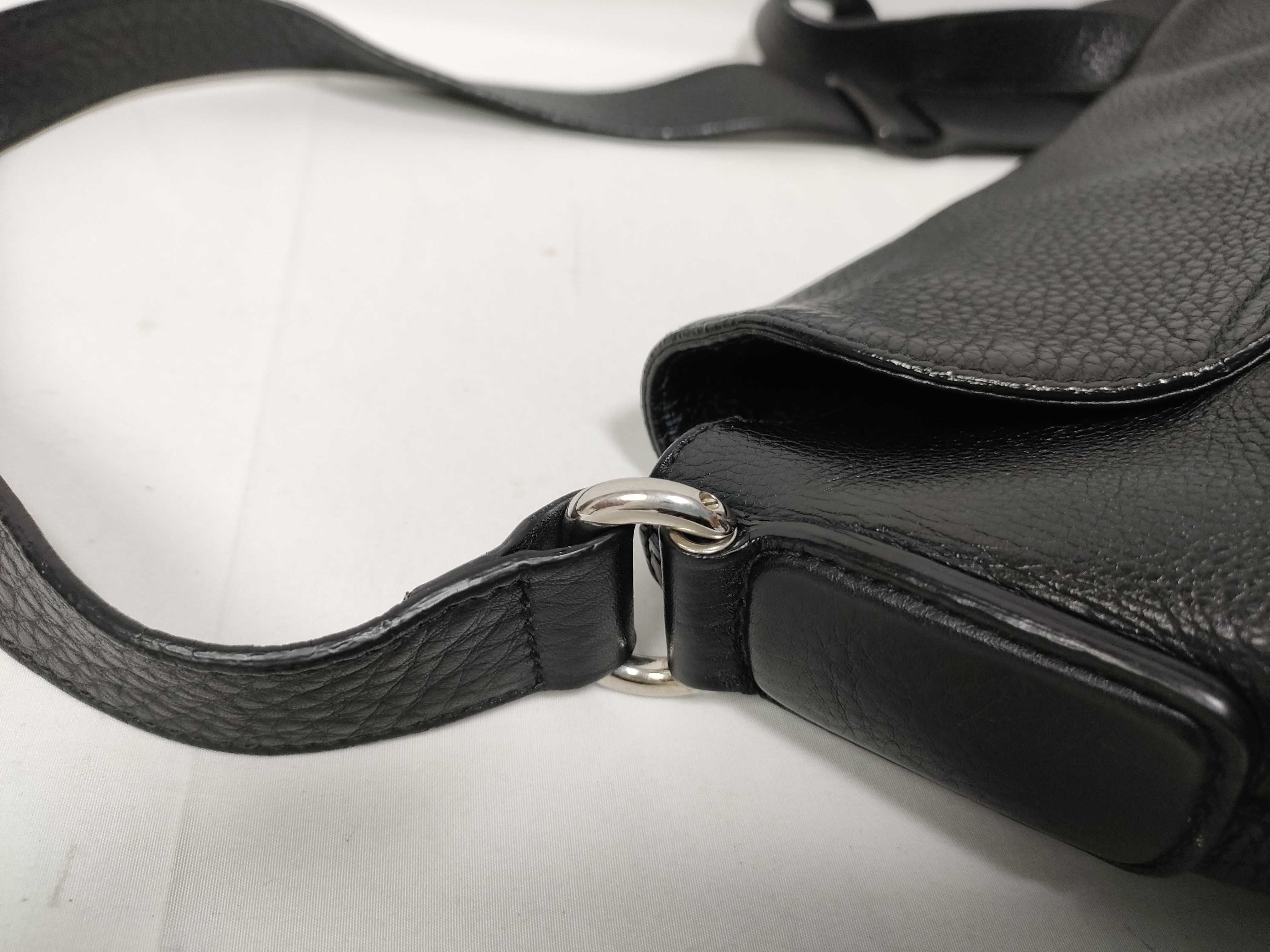 leather shoulder bag black shoulder bag — view 6