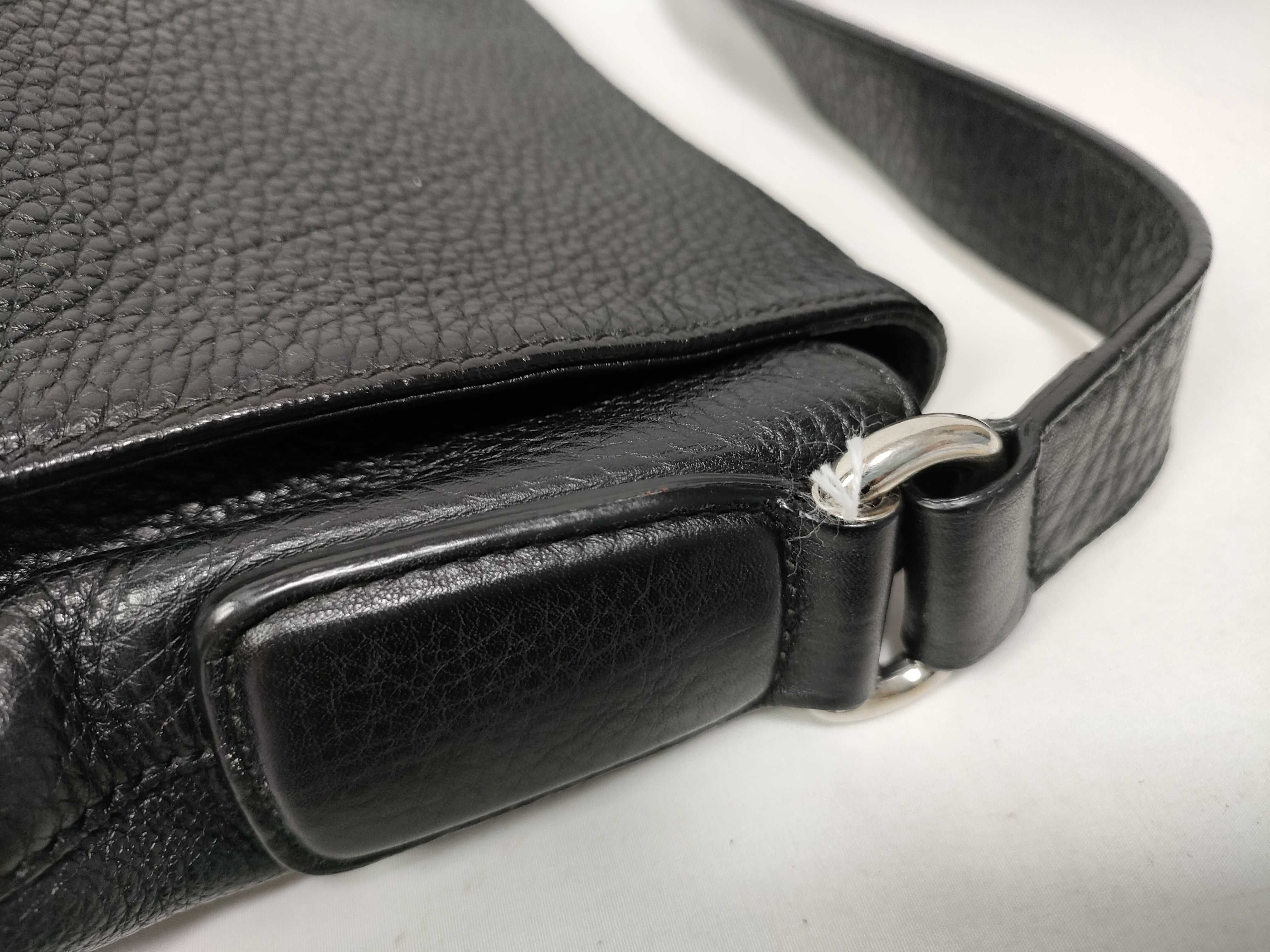 leather shoulder bag black shoulder bag — view 9