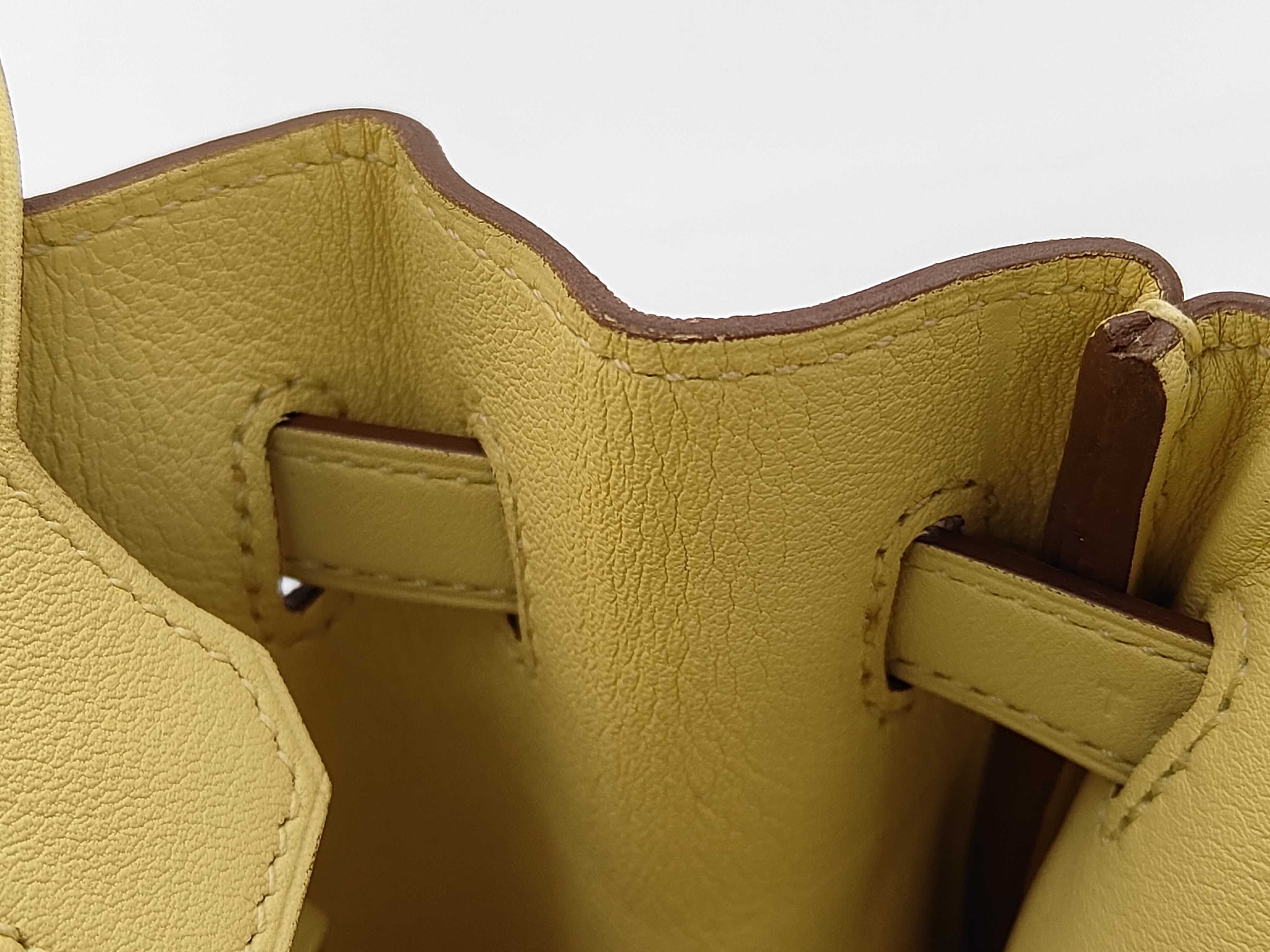 Yellow Birkin 25 Handbag — view 11