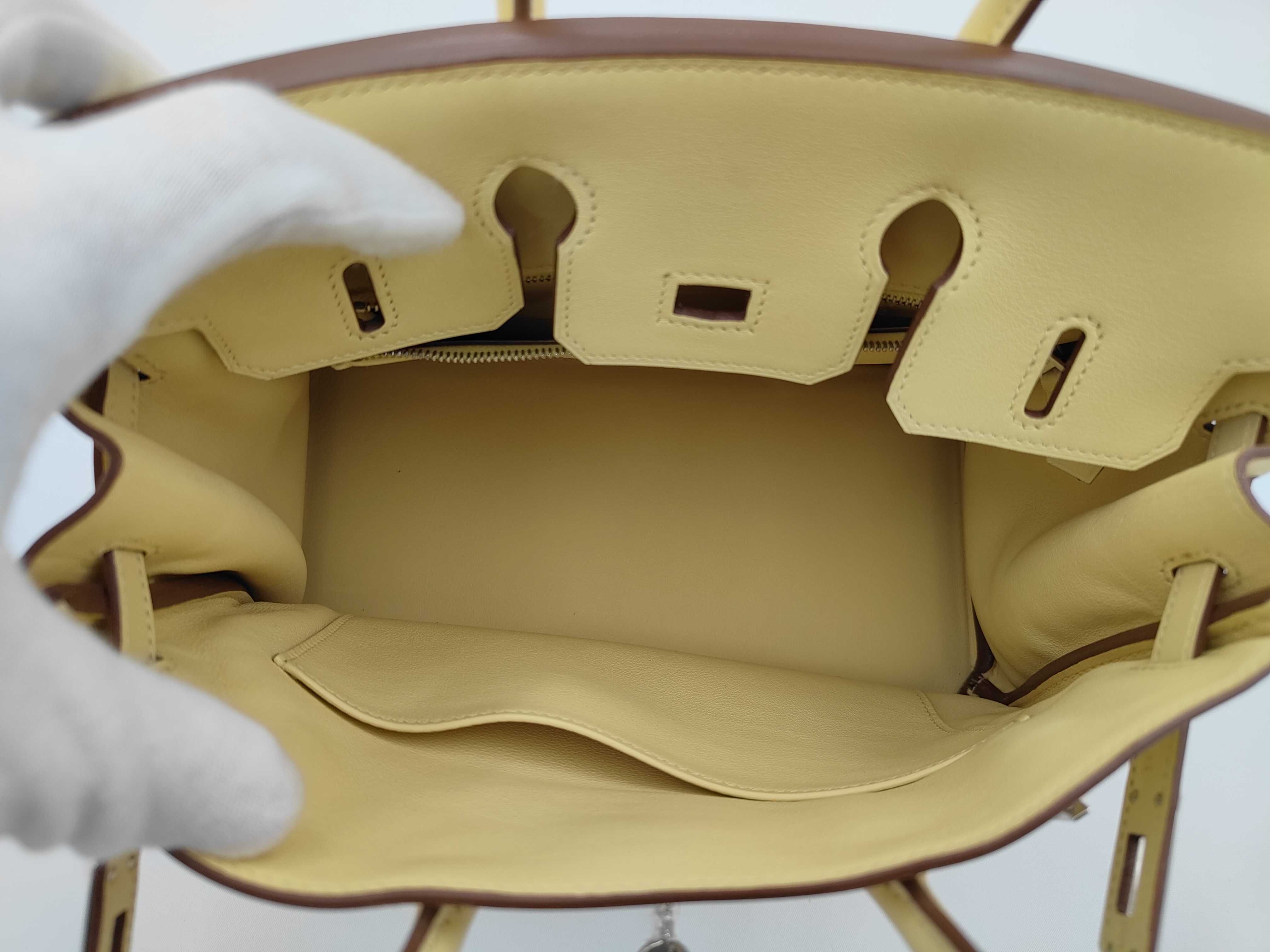 Yellow Birkin 25 Handbag — view 7