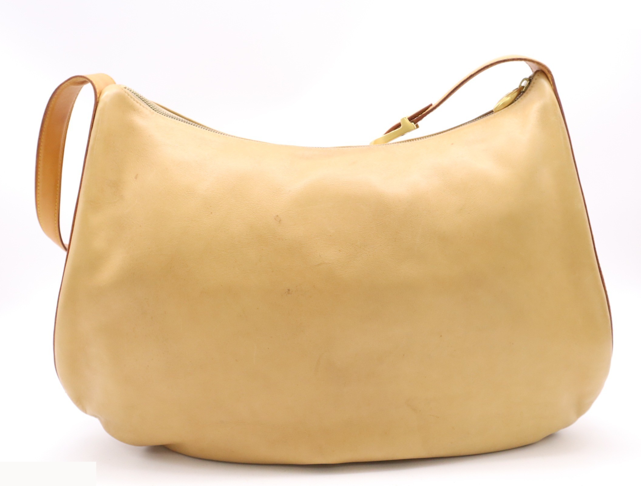 Leather Paris Saint-Germain store limited shoulder bag beige — view 2