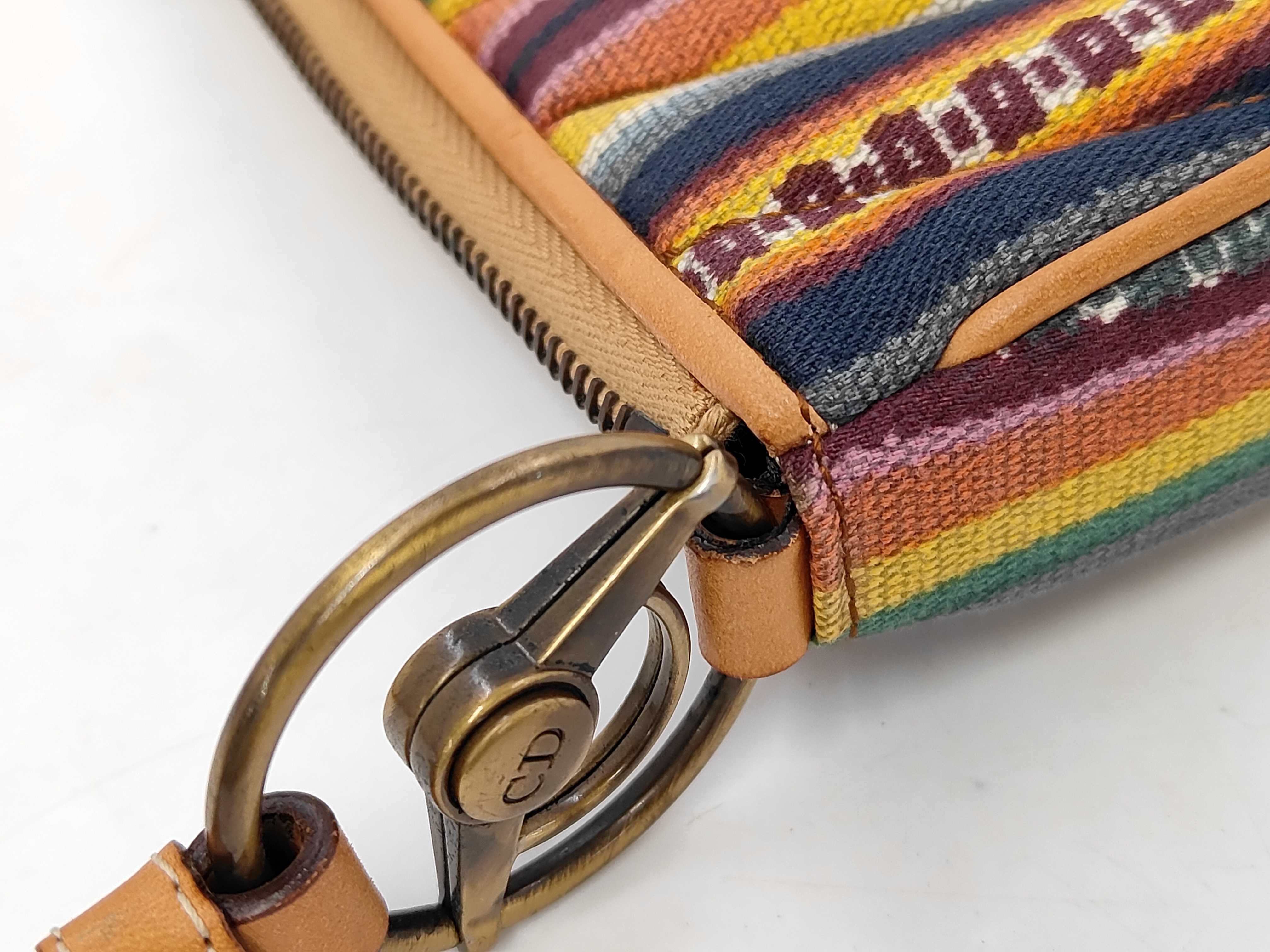 One-Shoulder Bag, Canvas/Leather, Brown/Multi, MONTAIGE CHRIS1947 MA-0022 Handbag — view 5