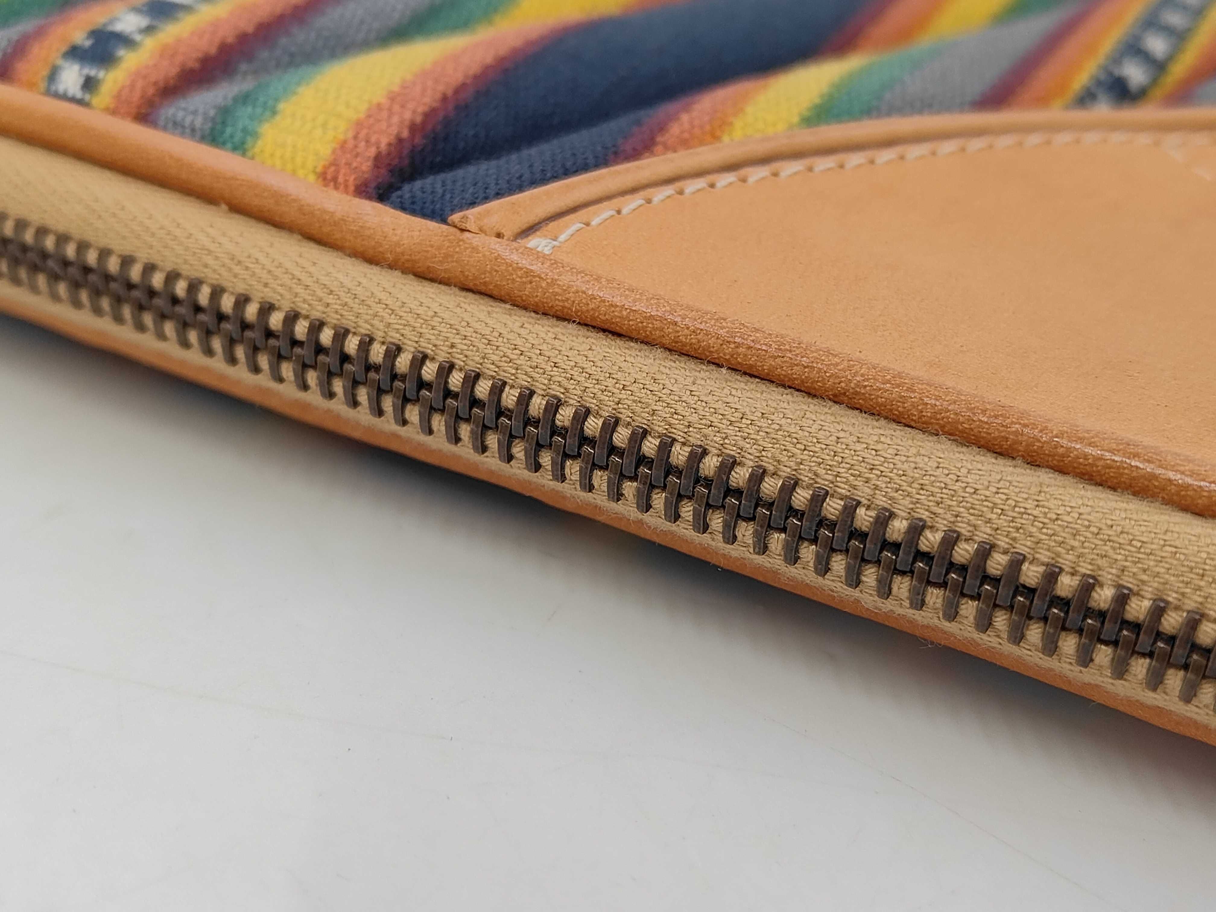 One-Shoulder Bag, Canvas/Leather, Brown/Multi, MONTAIGE CHRIS1947 MA-0022 Handbag — view 8