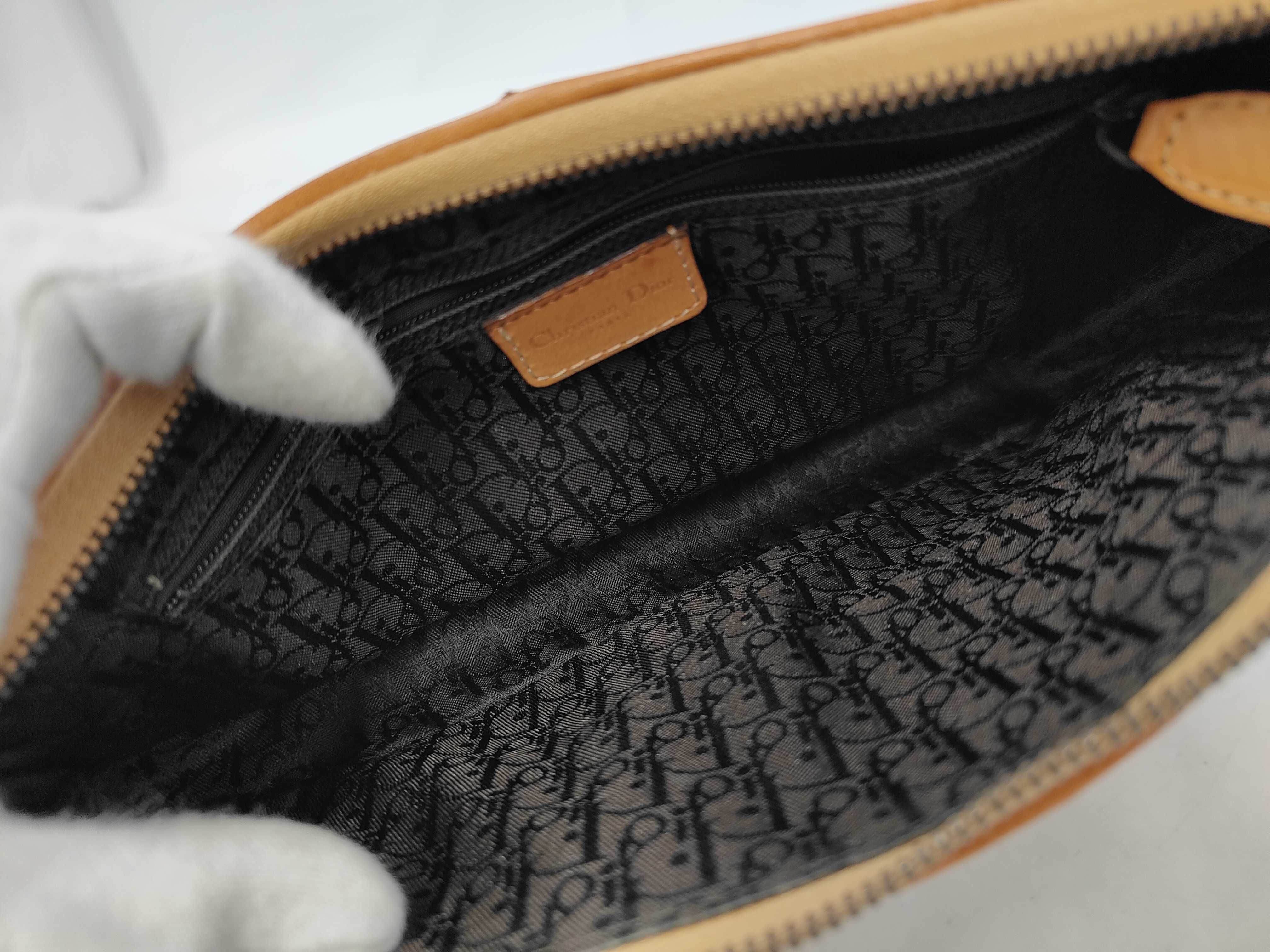 One-Shoulder Bag, Canvas/Leather, Brown/Multi, MONTAIGE CHRIS1947 MA-0022 Handbag — view 9