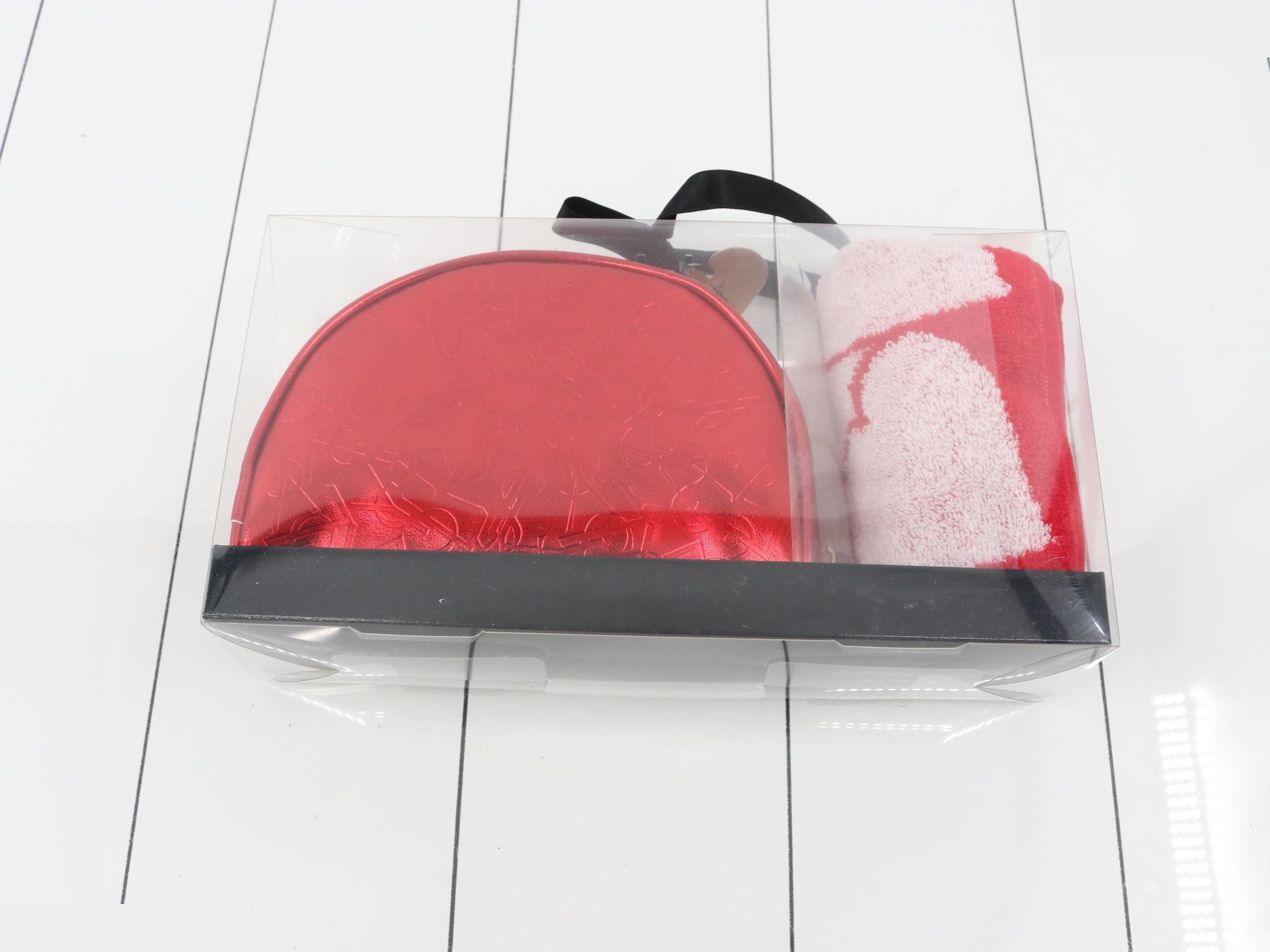 Unused Yves Saint Laurent (YSL) pouch and handkerchief set, with box. — view 3
