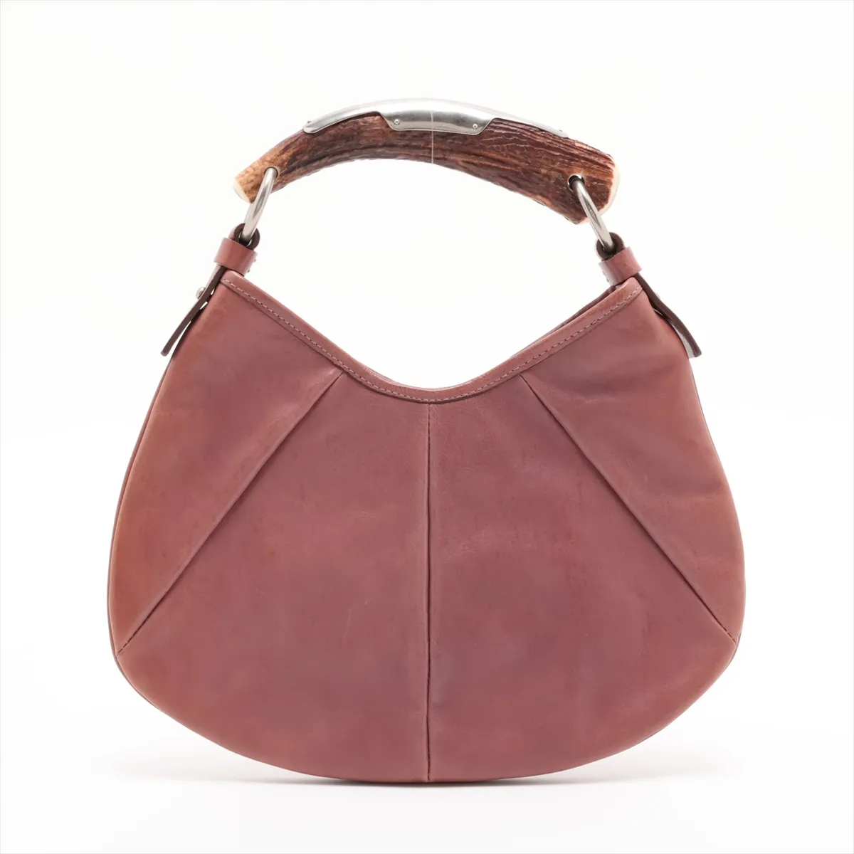 Mombasa Leather Shoulder Bag, Brown — view 2