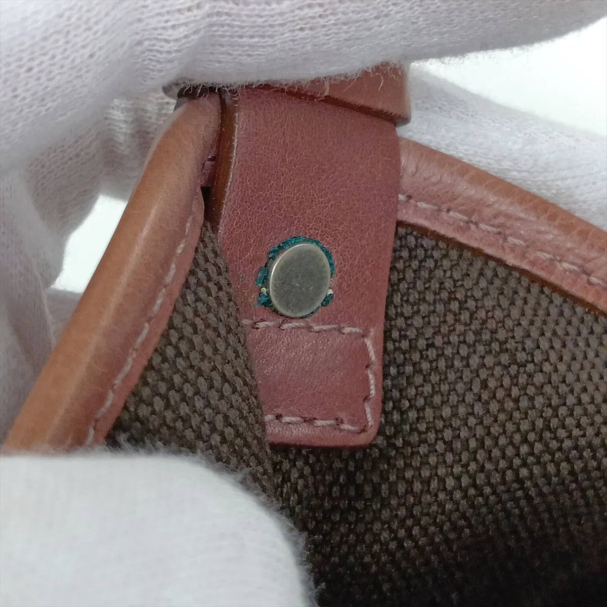 Mombasa Leather Shoulder Bag, Brown — view 13