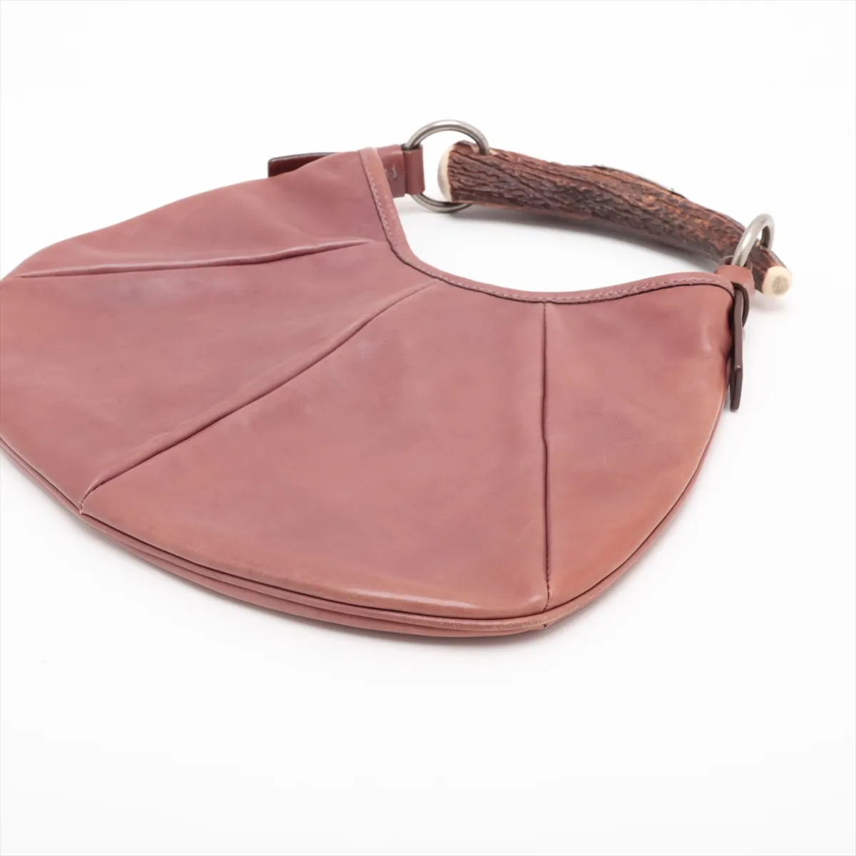 Mombasa Leather Shoulder Bag, Brown — view 3