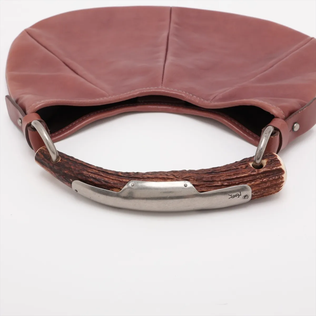 Mombasa Leather Shoulder Bag, Brown — view 5