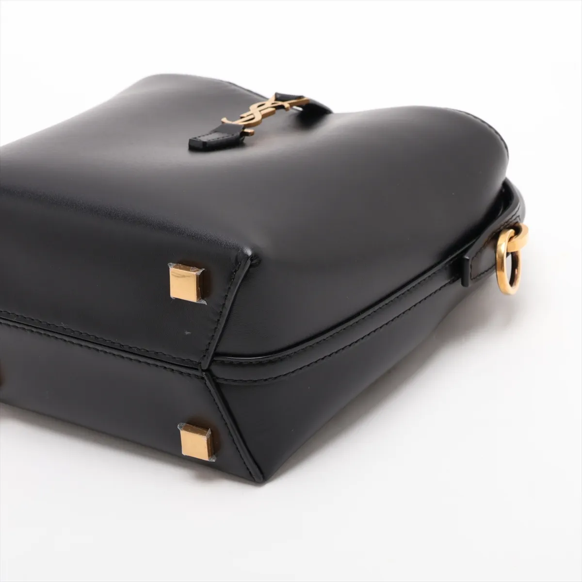 LE 37 mini 765870 Leather 2-Way Handbag, Black — view 3