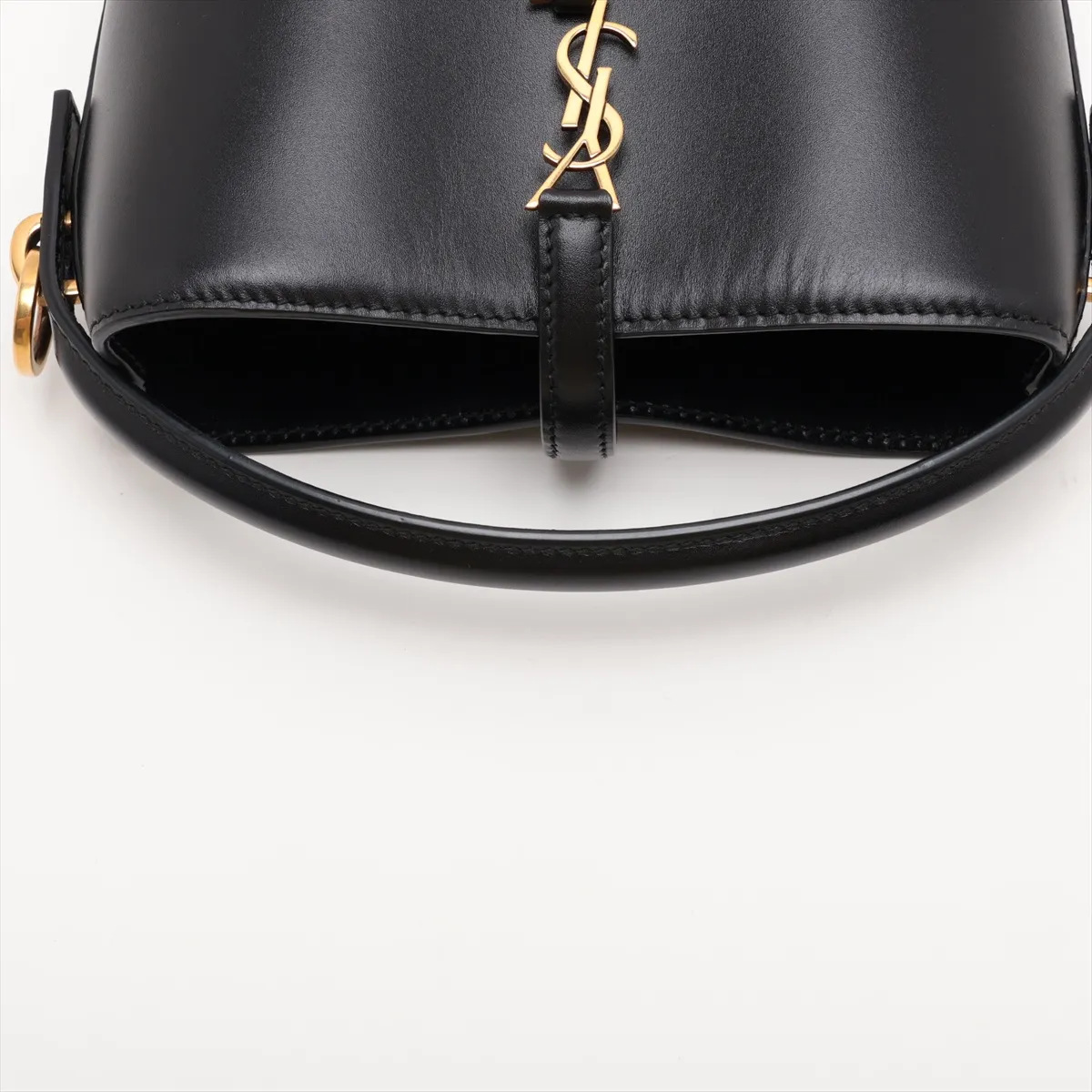 LE 37 mini 765870 Leather 2-Way Handbag, Black — view 5