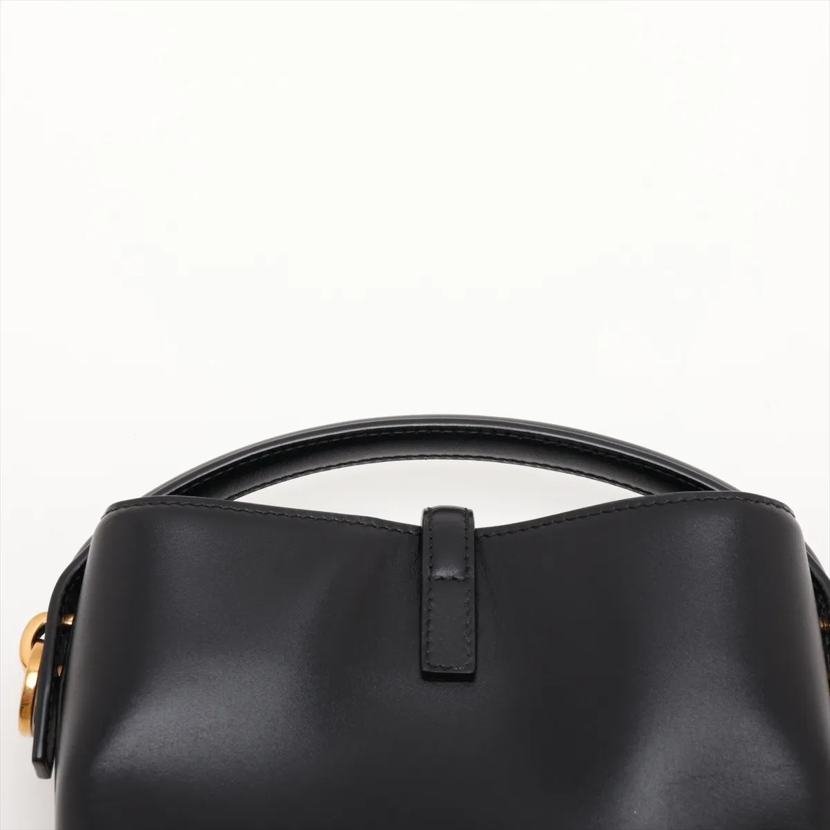 LE 37 mini 765870 Leather 2-Way Handbag, Black — view 6
