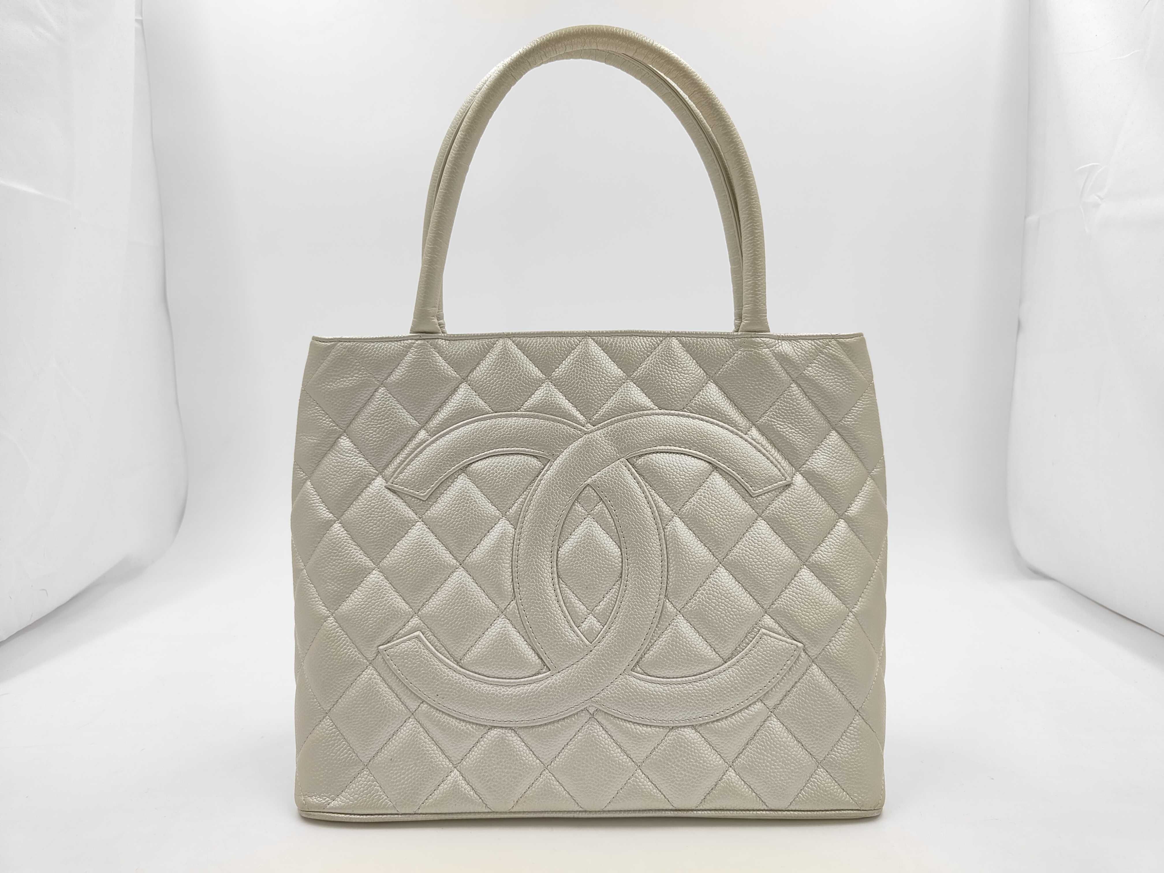 Reissue Tote Bag, Caviar Leather, with Seal