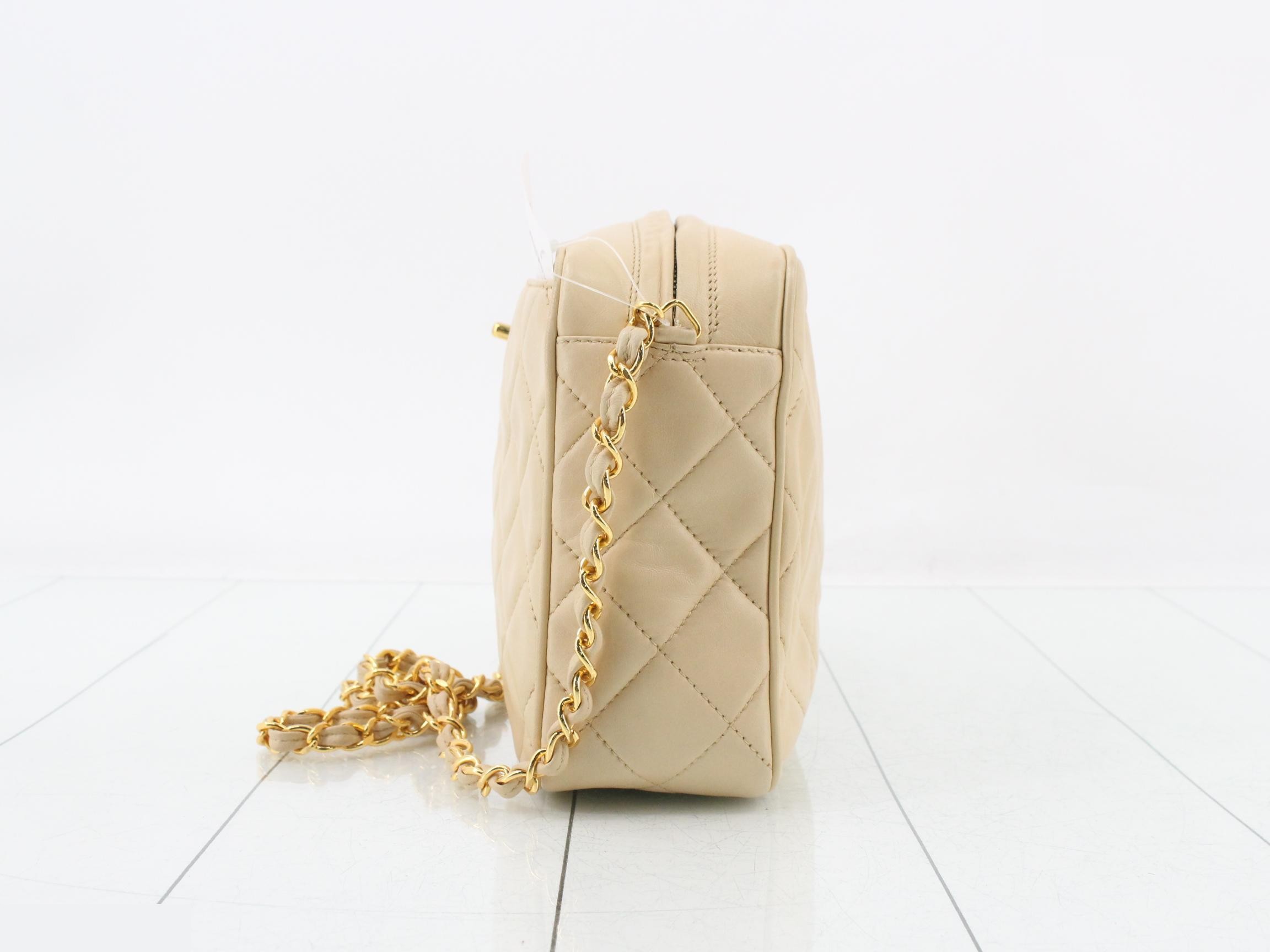 Lambskin Chain Shoulder Bag — view 3