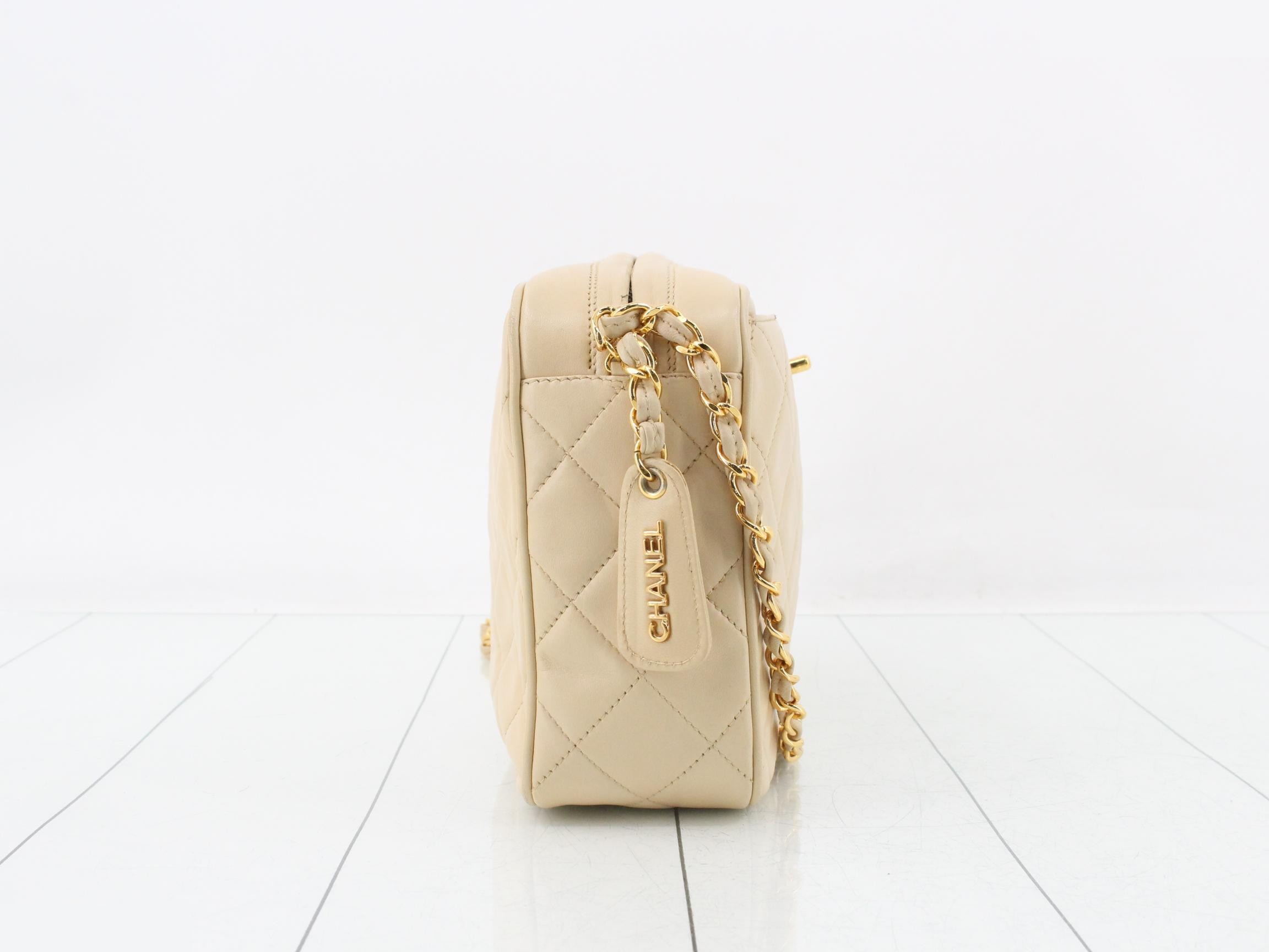 Lambskin Chain Shoulder Bag — view 4
