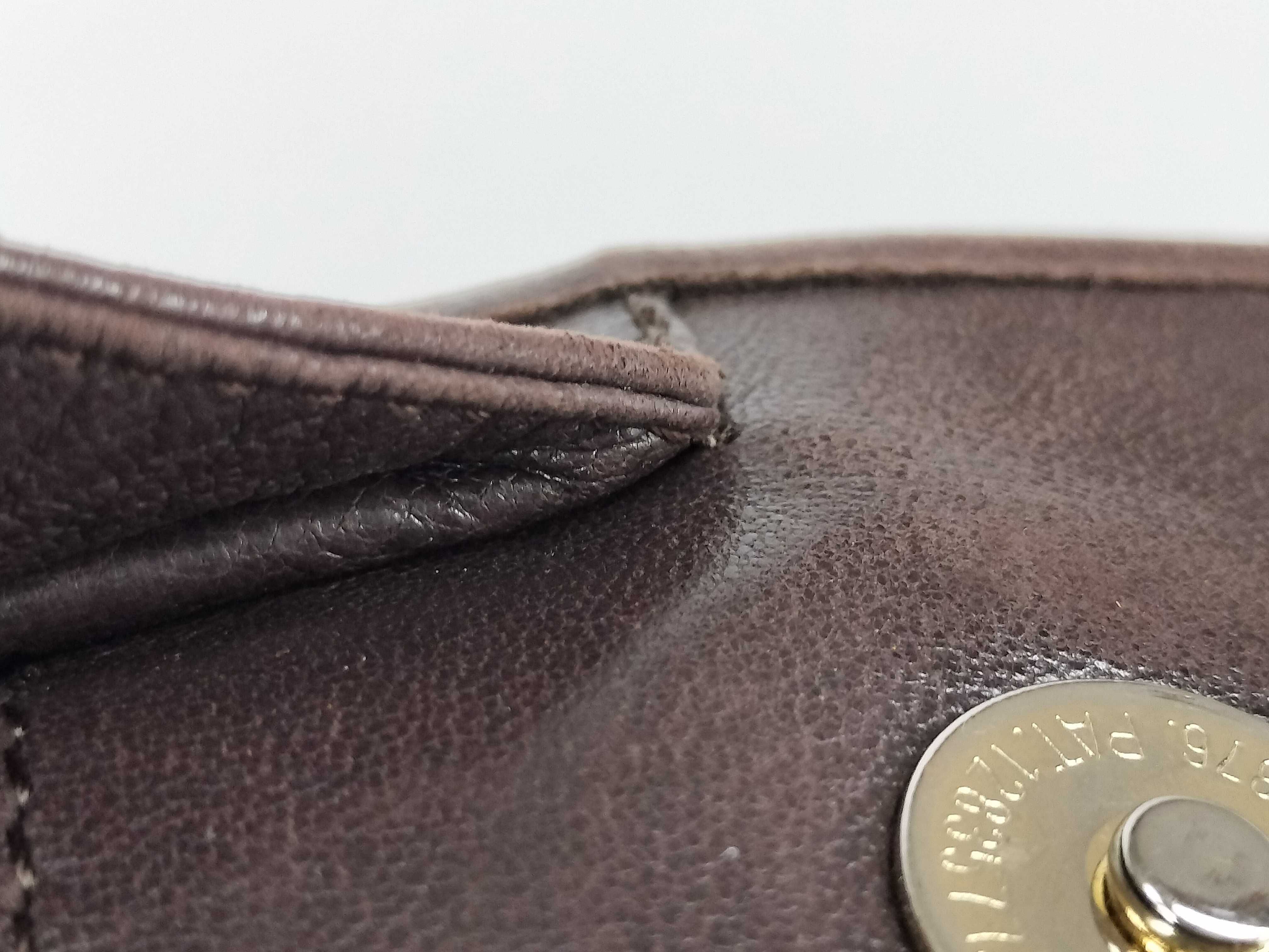 Intrecciato Leather Handbag/Shoulder Bag for Women, Brown Tone — view 8