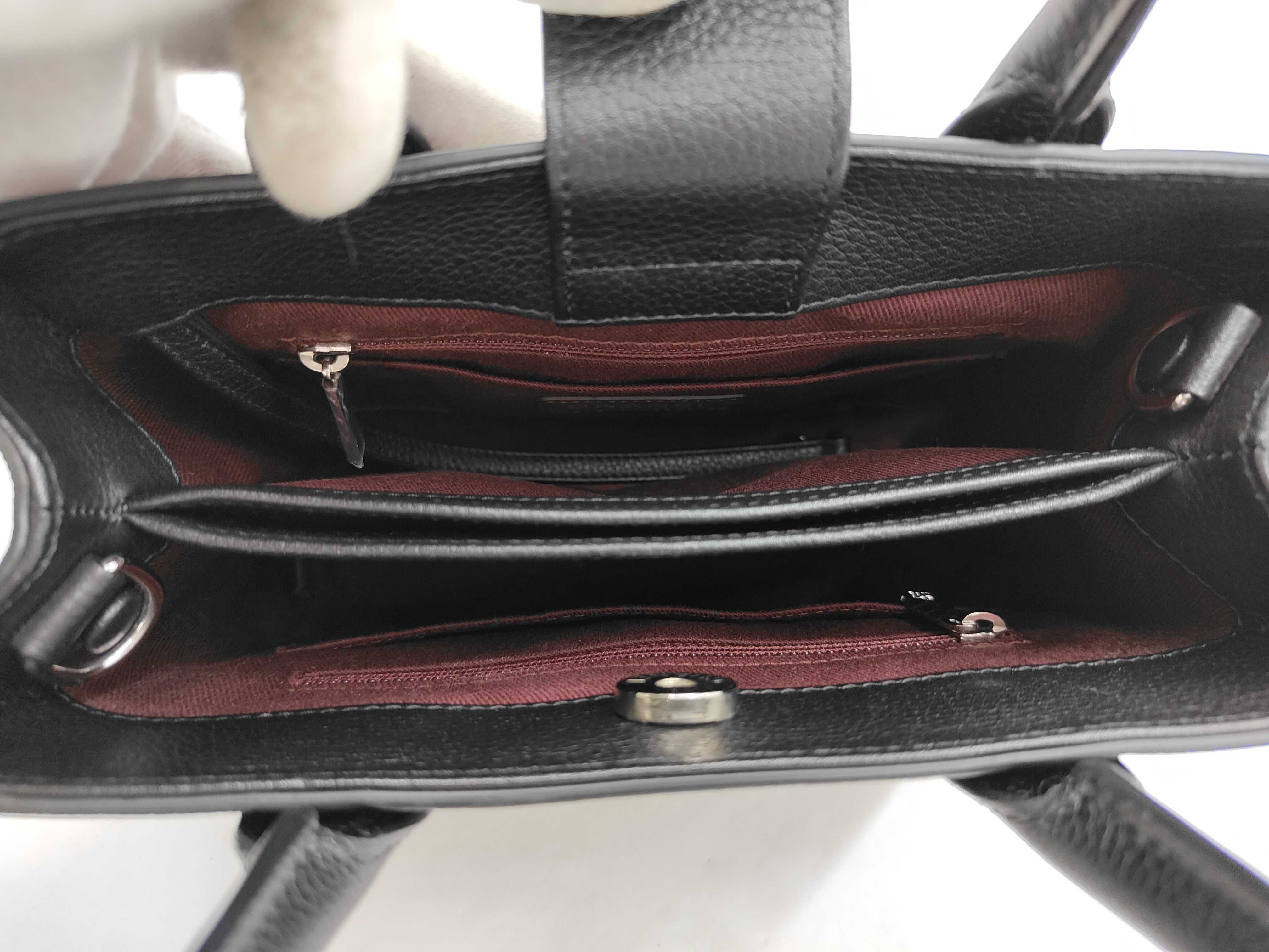 Neo Executive Tote Mini Calfskin Black SS Tote Bag — view 7