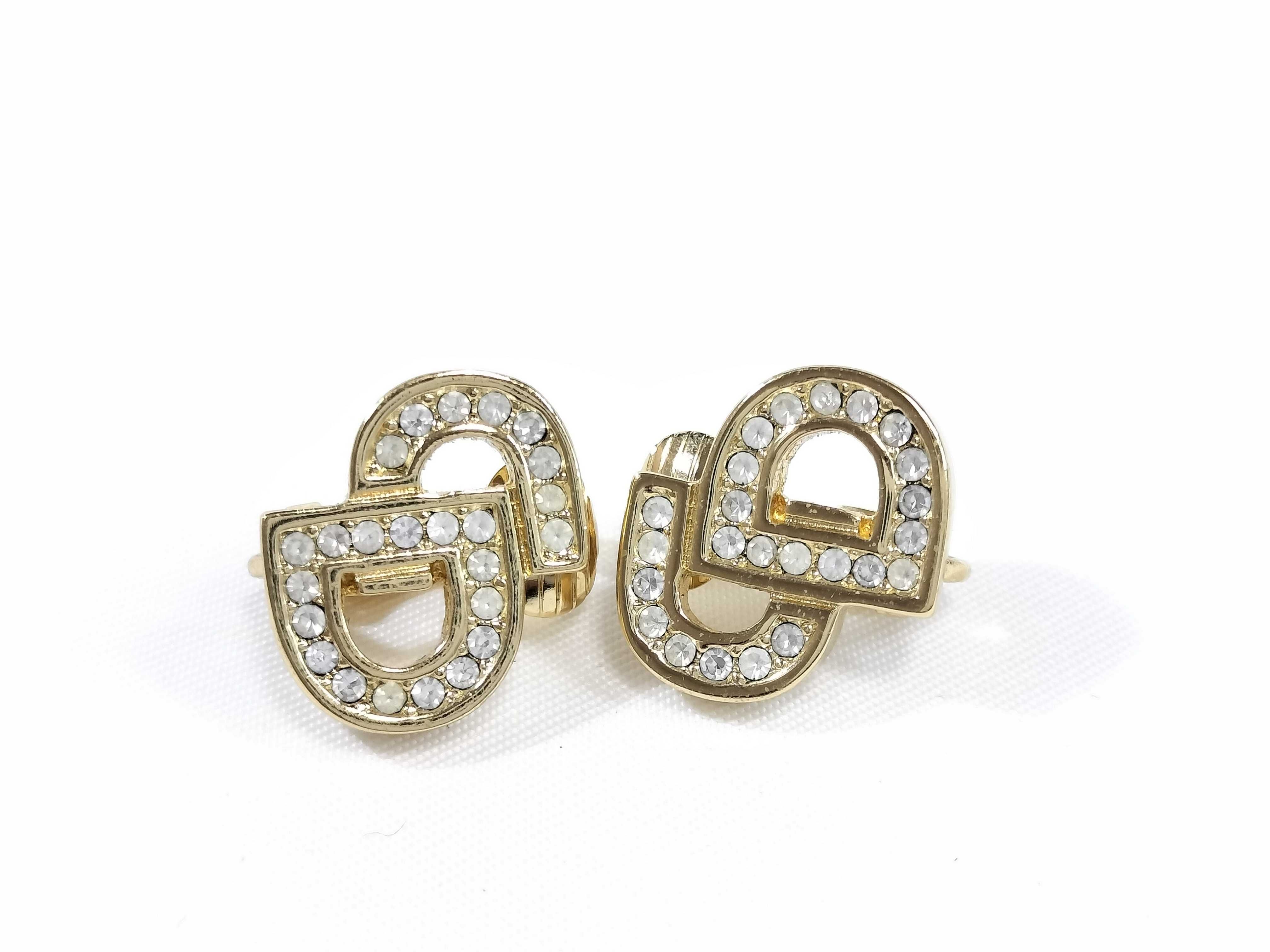 CD Rhinestone Earrings and Other Accessories — view 7