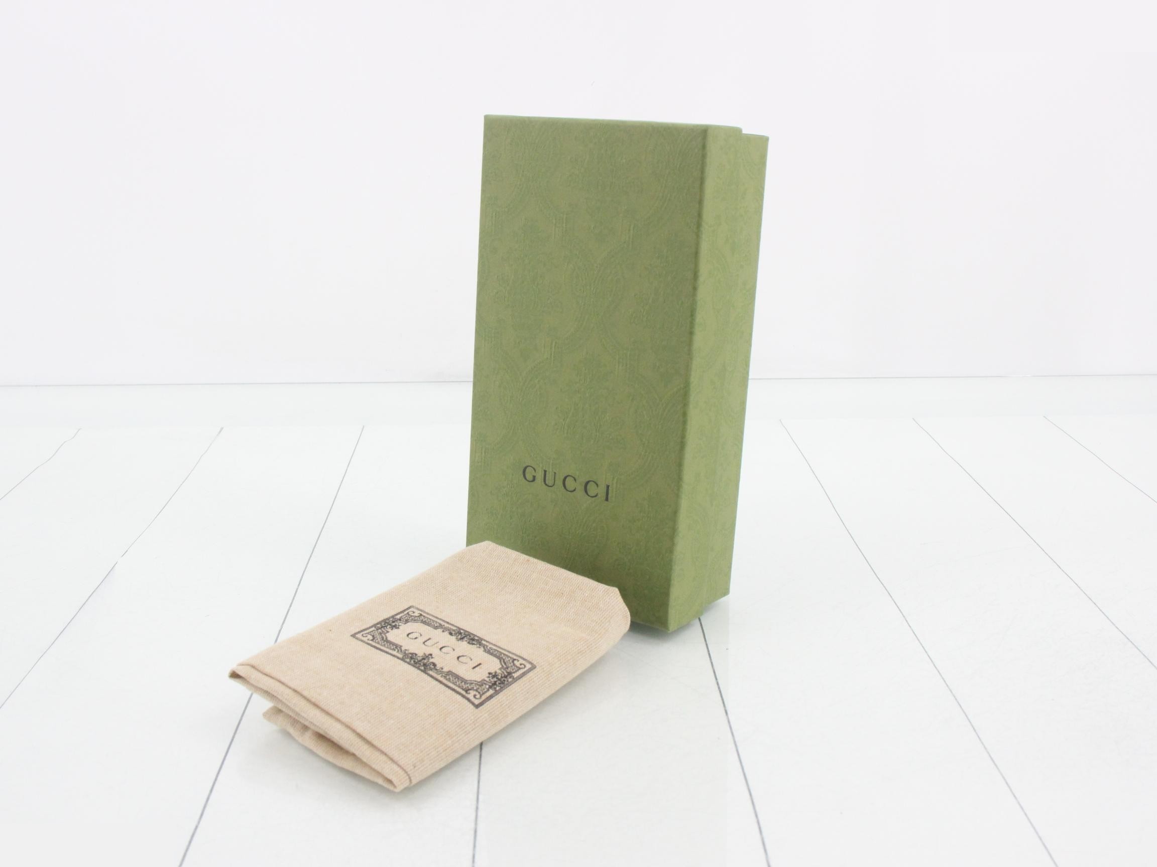 Double G Bicolor Continental Wallet, Retail Price ¥97,900, Unused — view 5