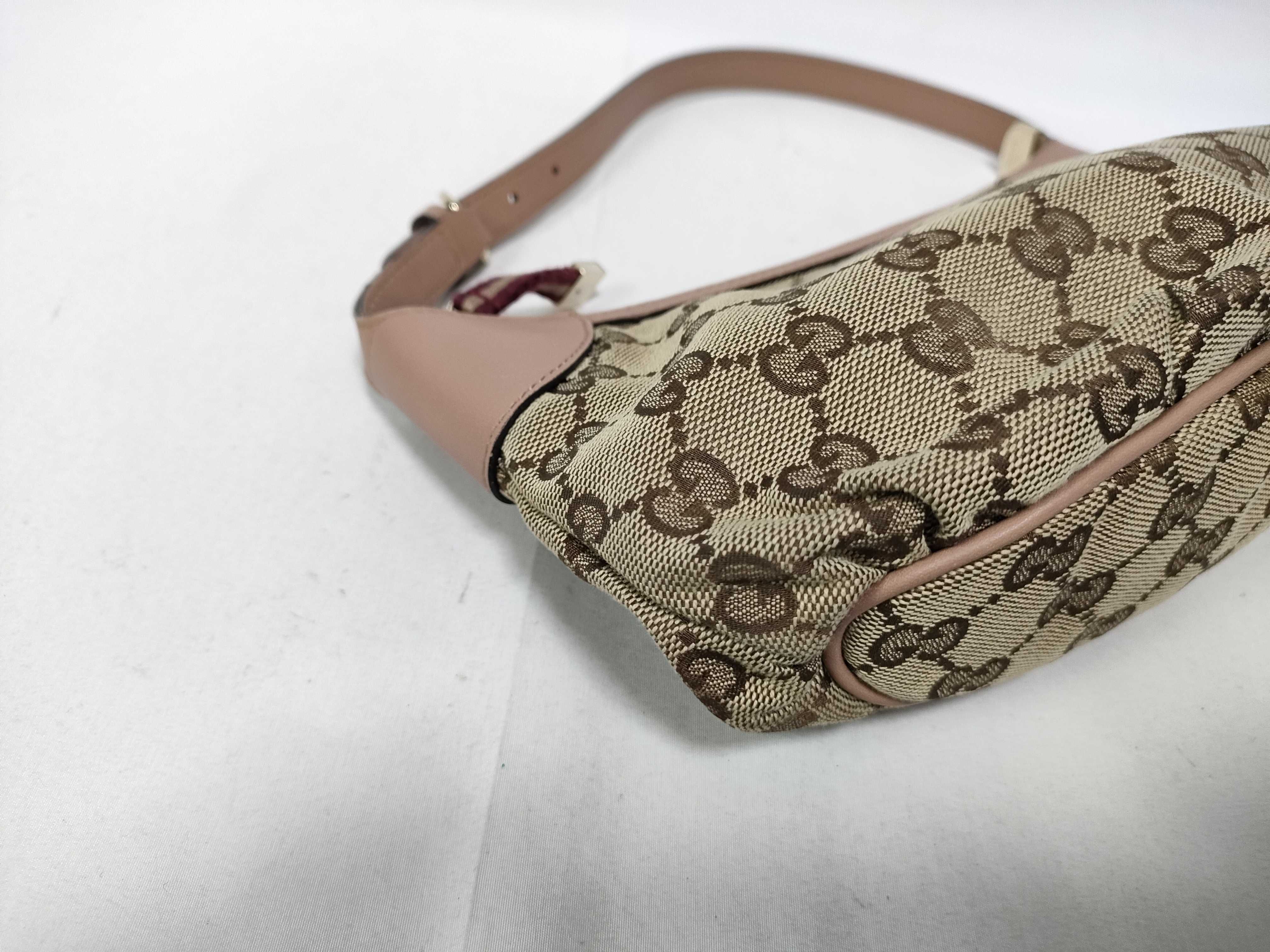 GG Canvas Shoulder Bag, Pink — view 5