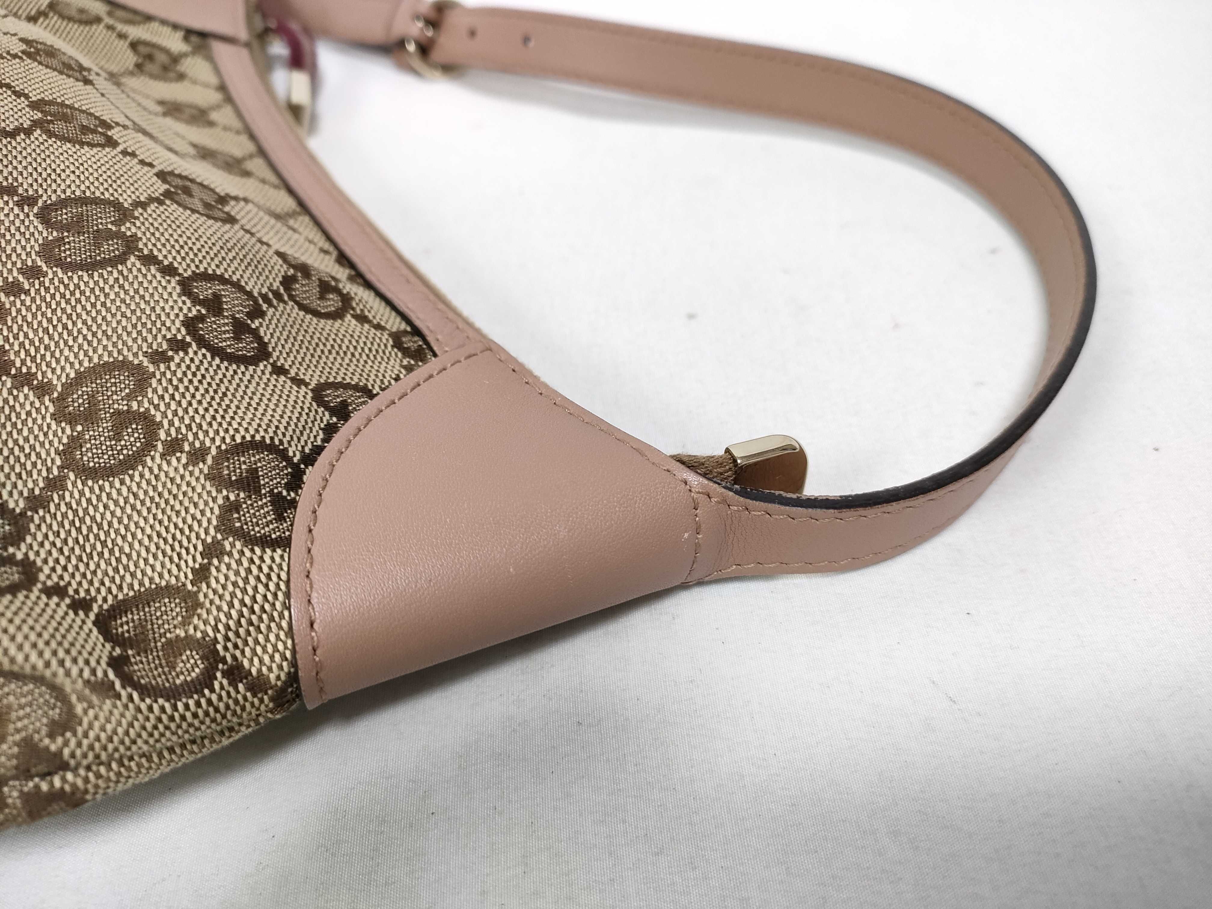 GG Canvas Shoulder Bag, Pink — view 7