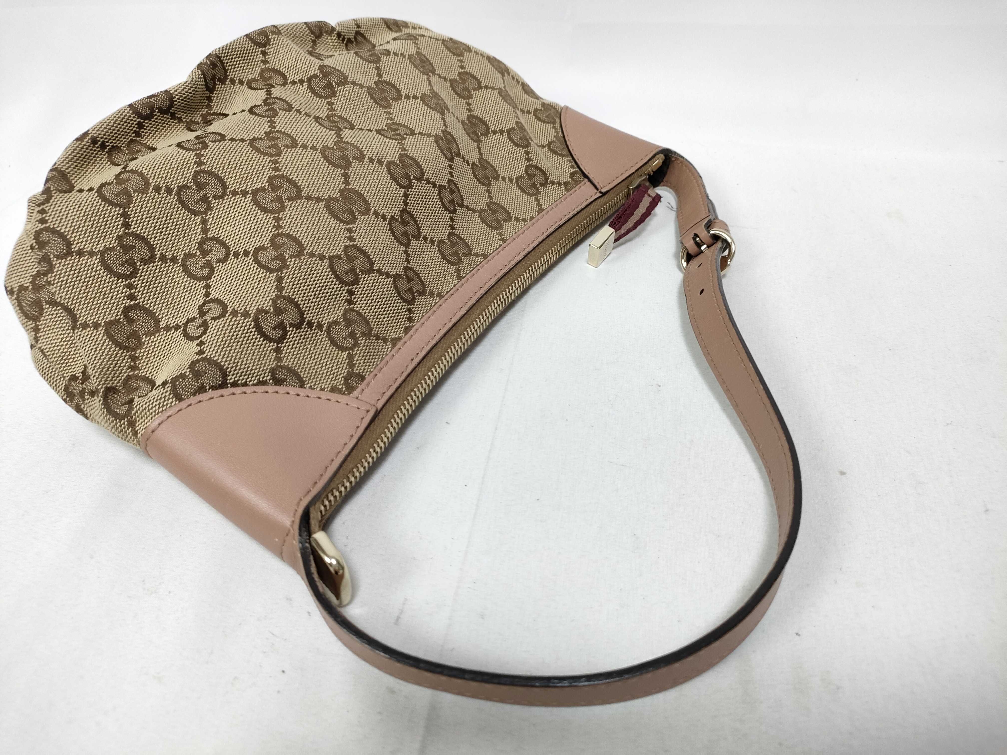 GG Canvas Shoulder Bag, Pink — view 9