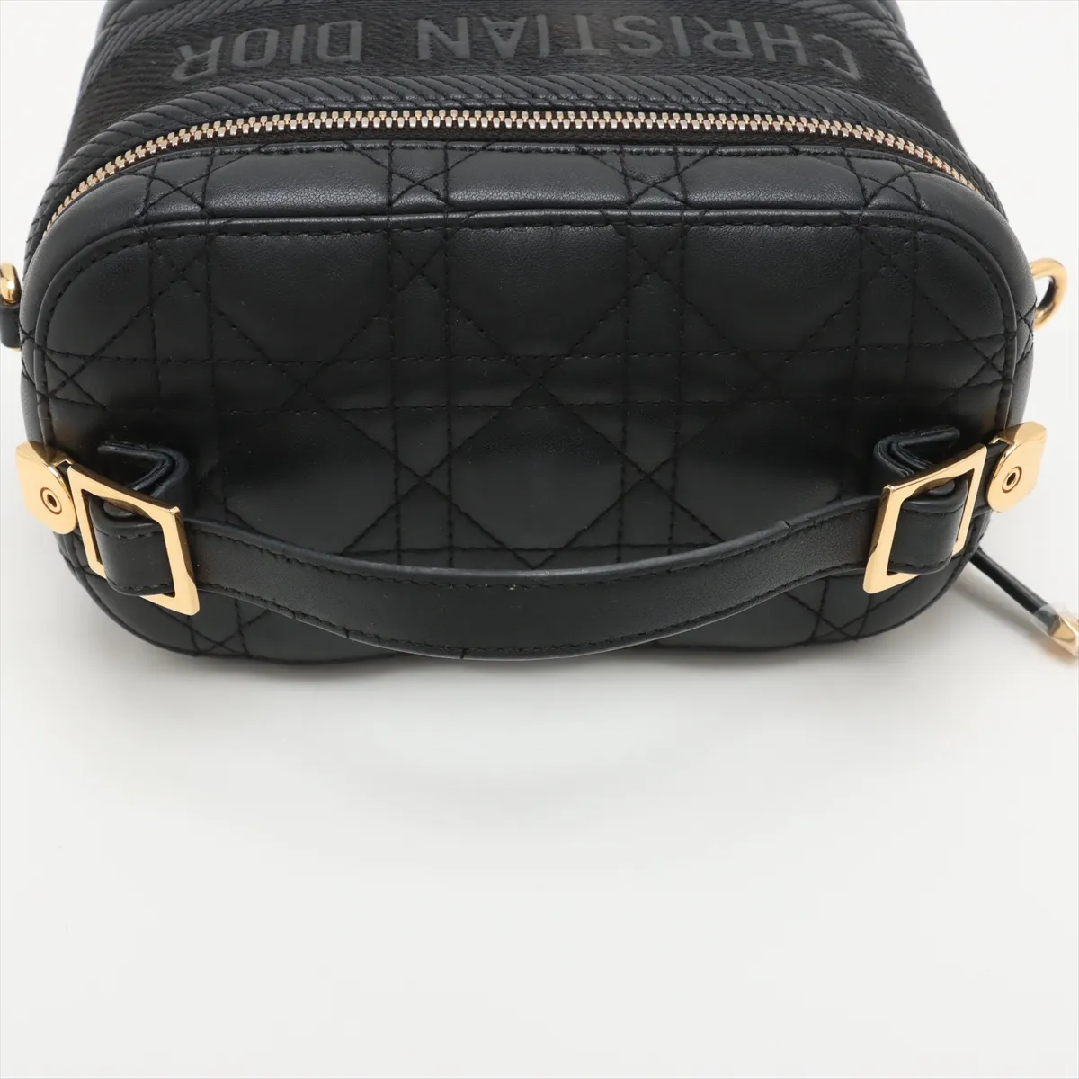 Cannage Leather 2WAY Vanity Bag Black Lucky Star — view 5