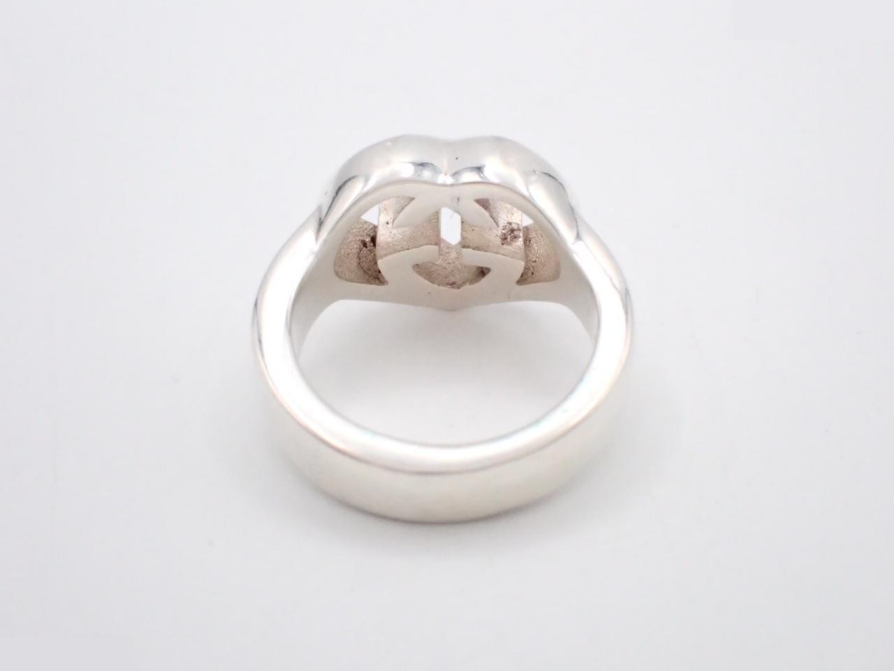 Interlocking G Ring, Lovely Heart, Size 49, AG925, 7.5g — view 2
