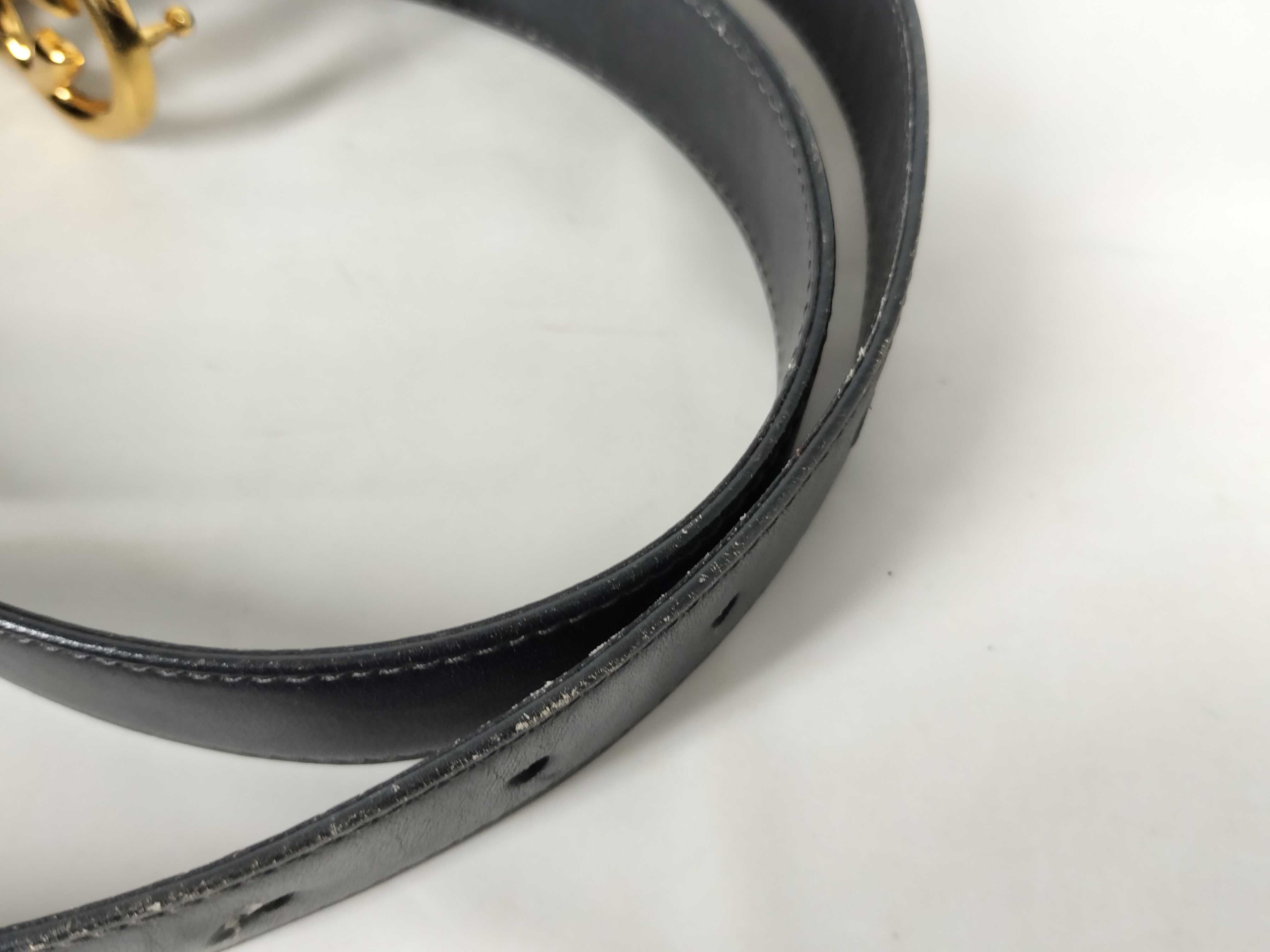 Old Interlocking Leather Belt — view 11