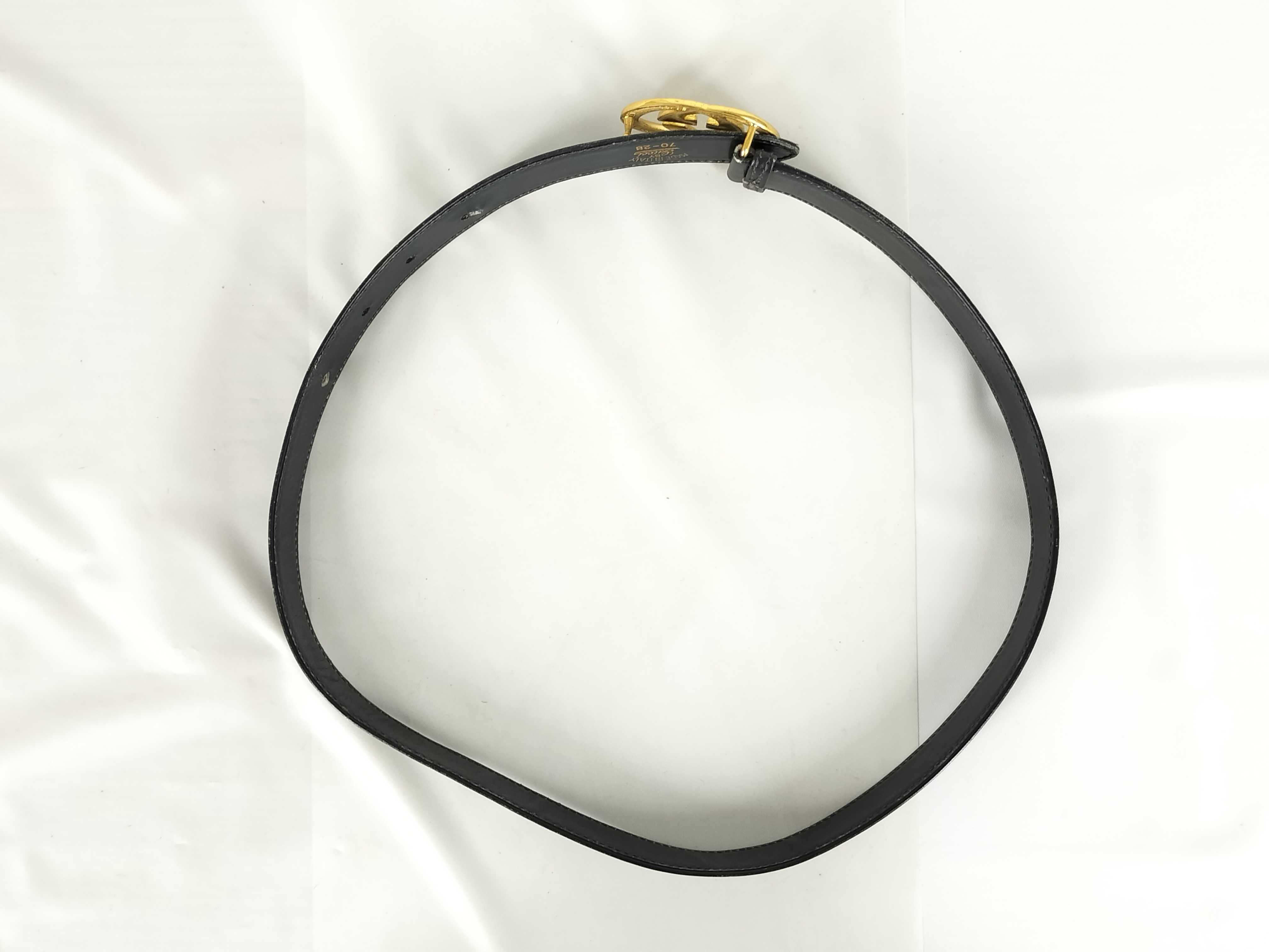 Old Interlocking Leather Belt — view 14