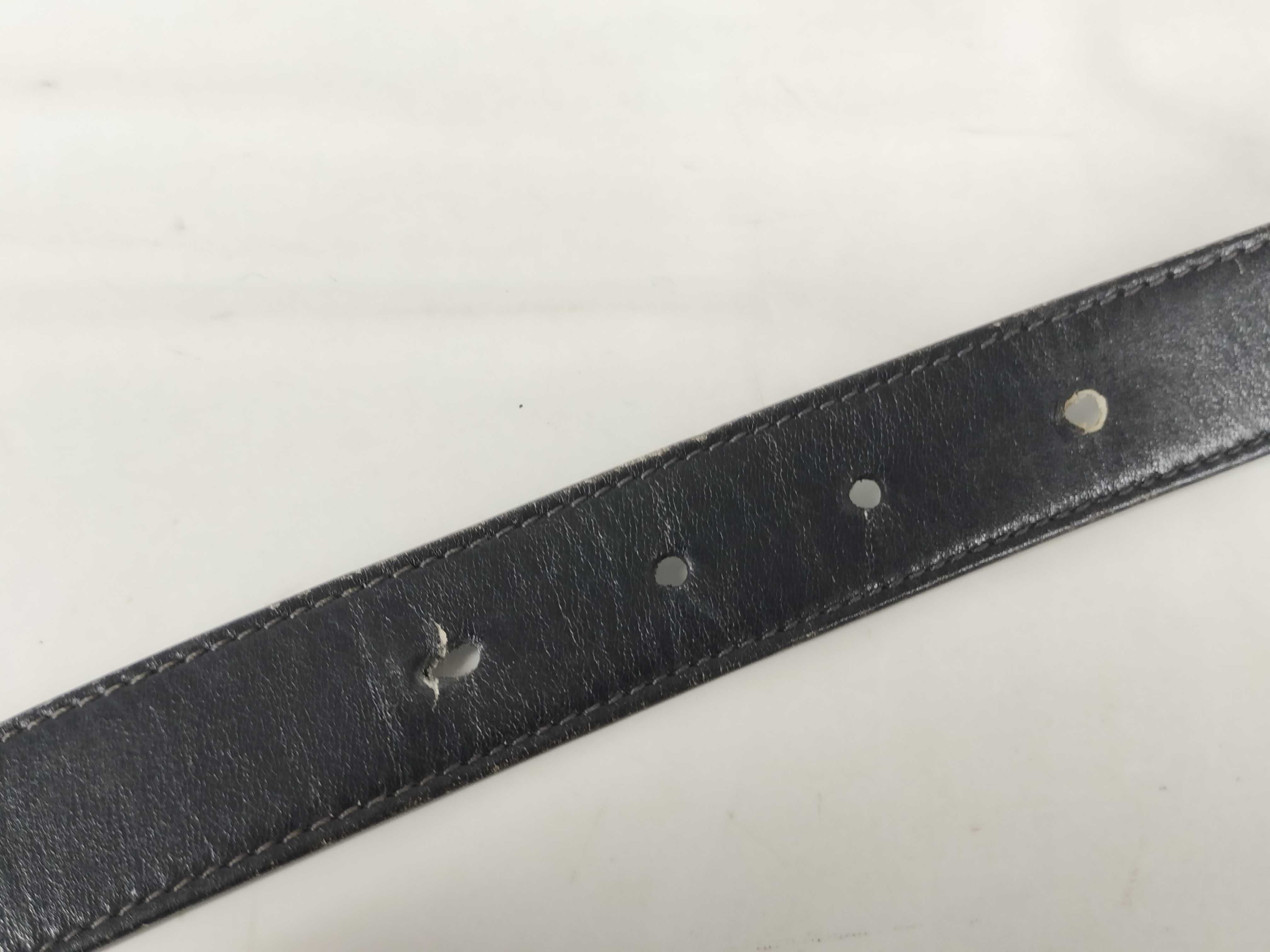 Old Interlocking Leather Belt — view 6