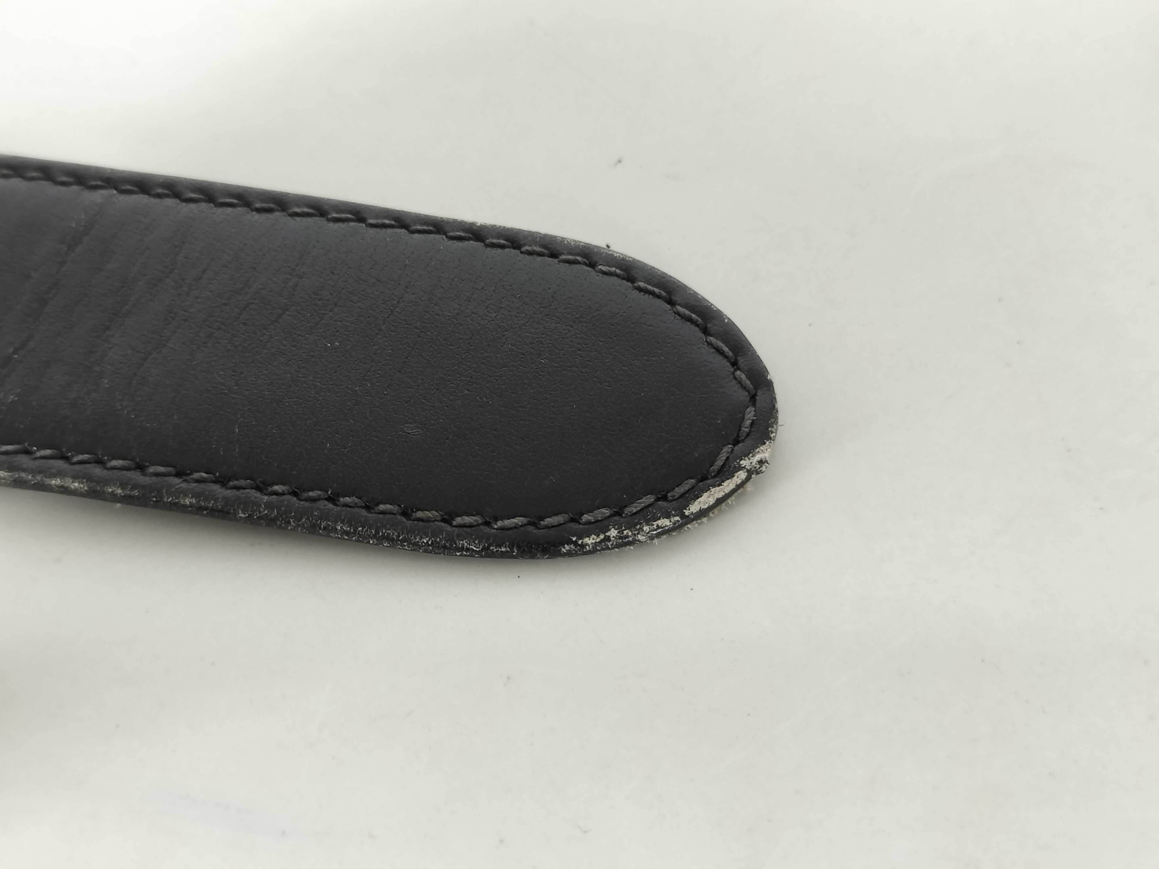 Old Interlocking Leather Belt — view 7