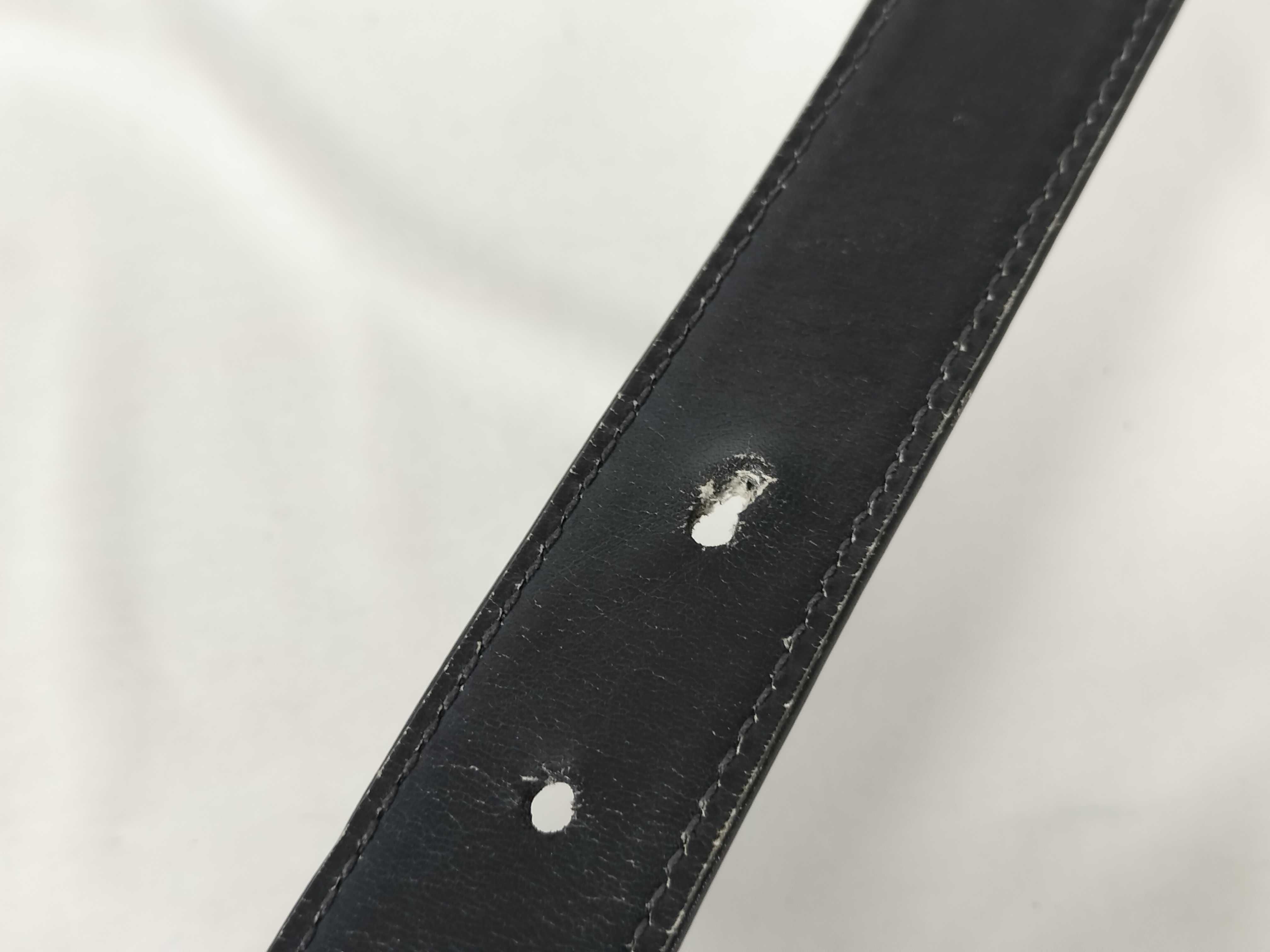 Old Interlocking Leather Belt — view 8