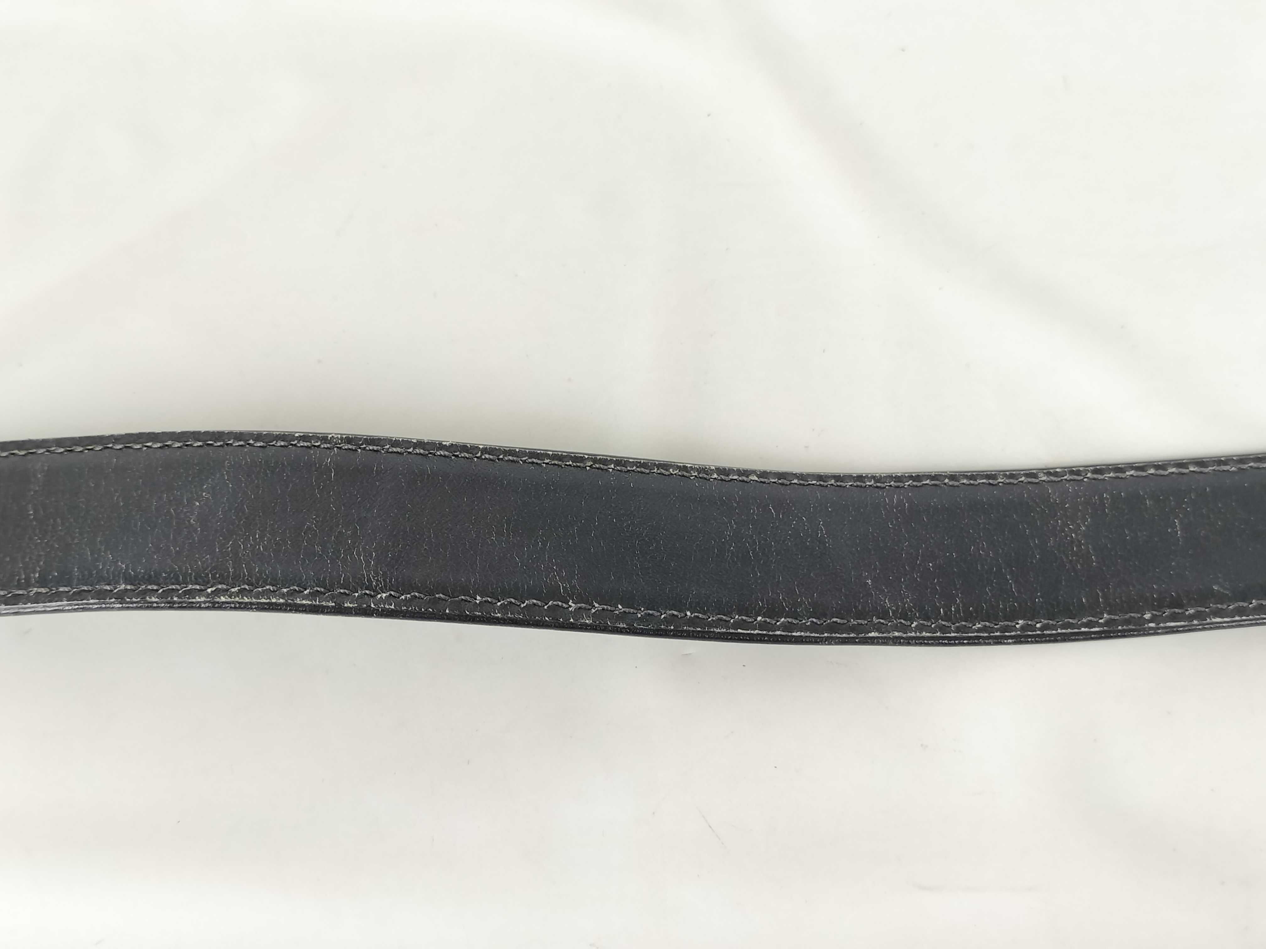 Old Interlocking Leather Belt — view 9