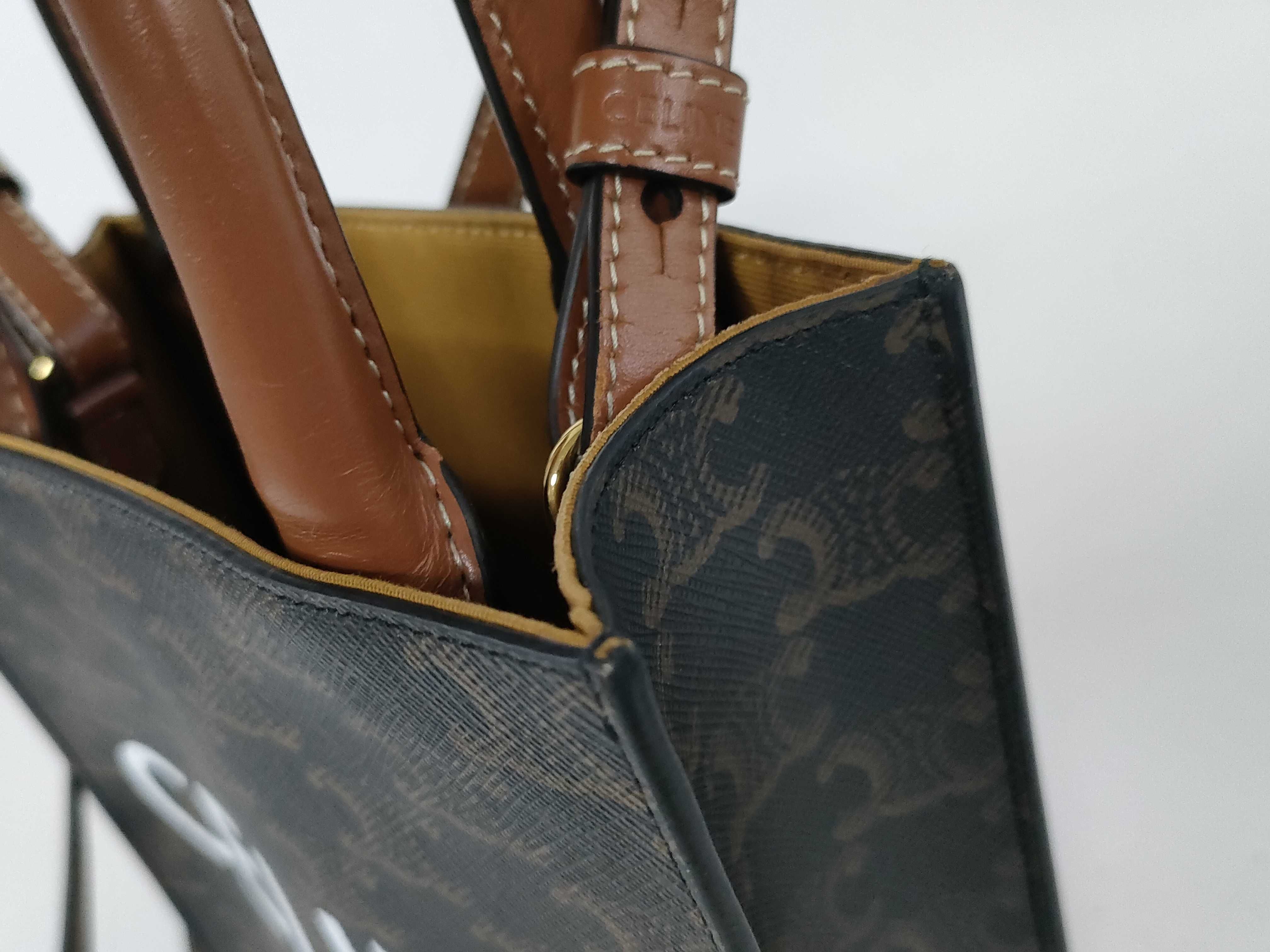 Triomphe Vertical Hippo Shoulder Handbag Shoulder Bag — view 12