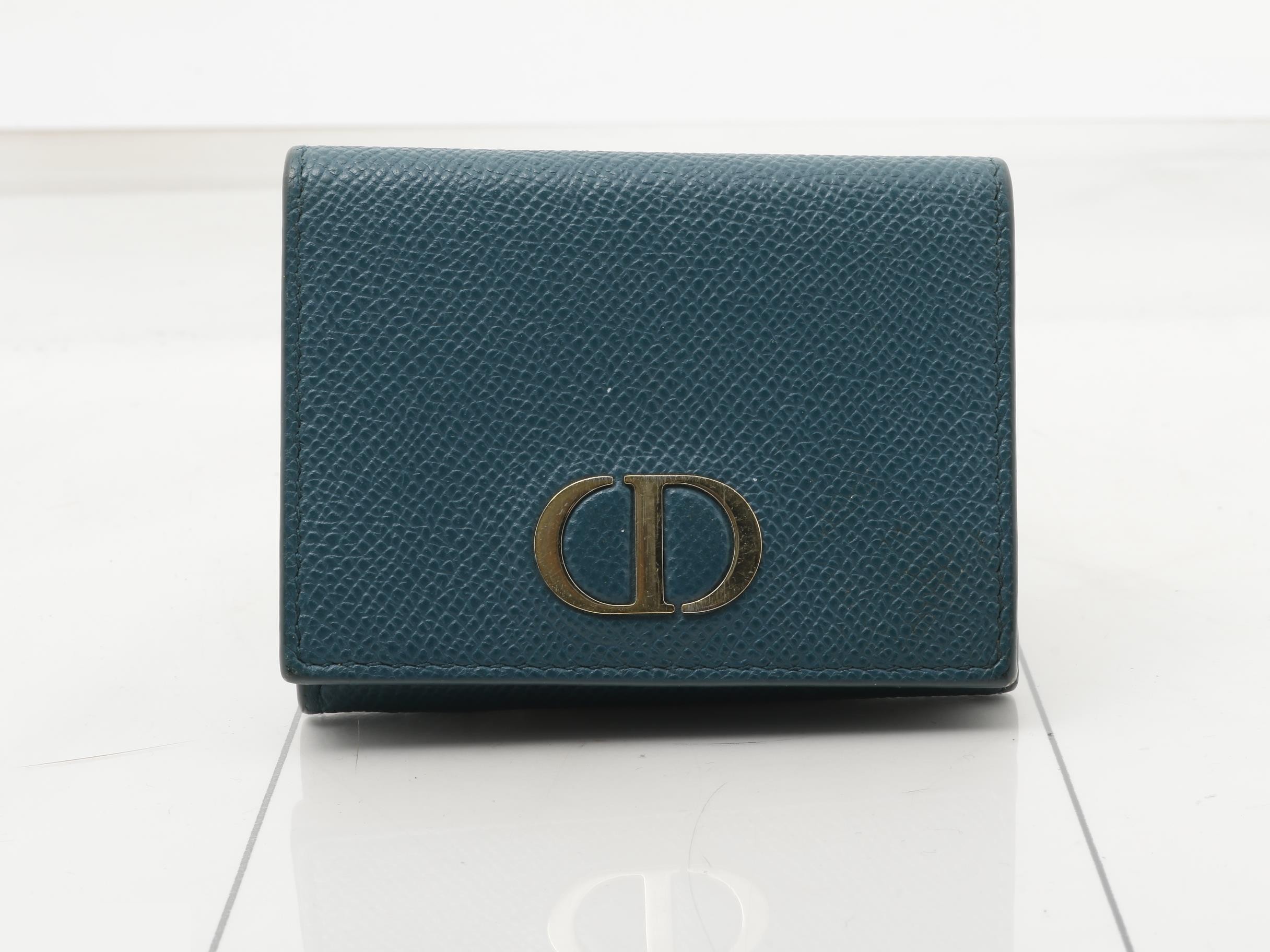 Tri-fold wallet, bag/wallet, light blue