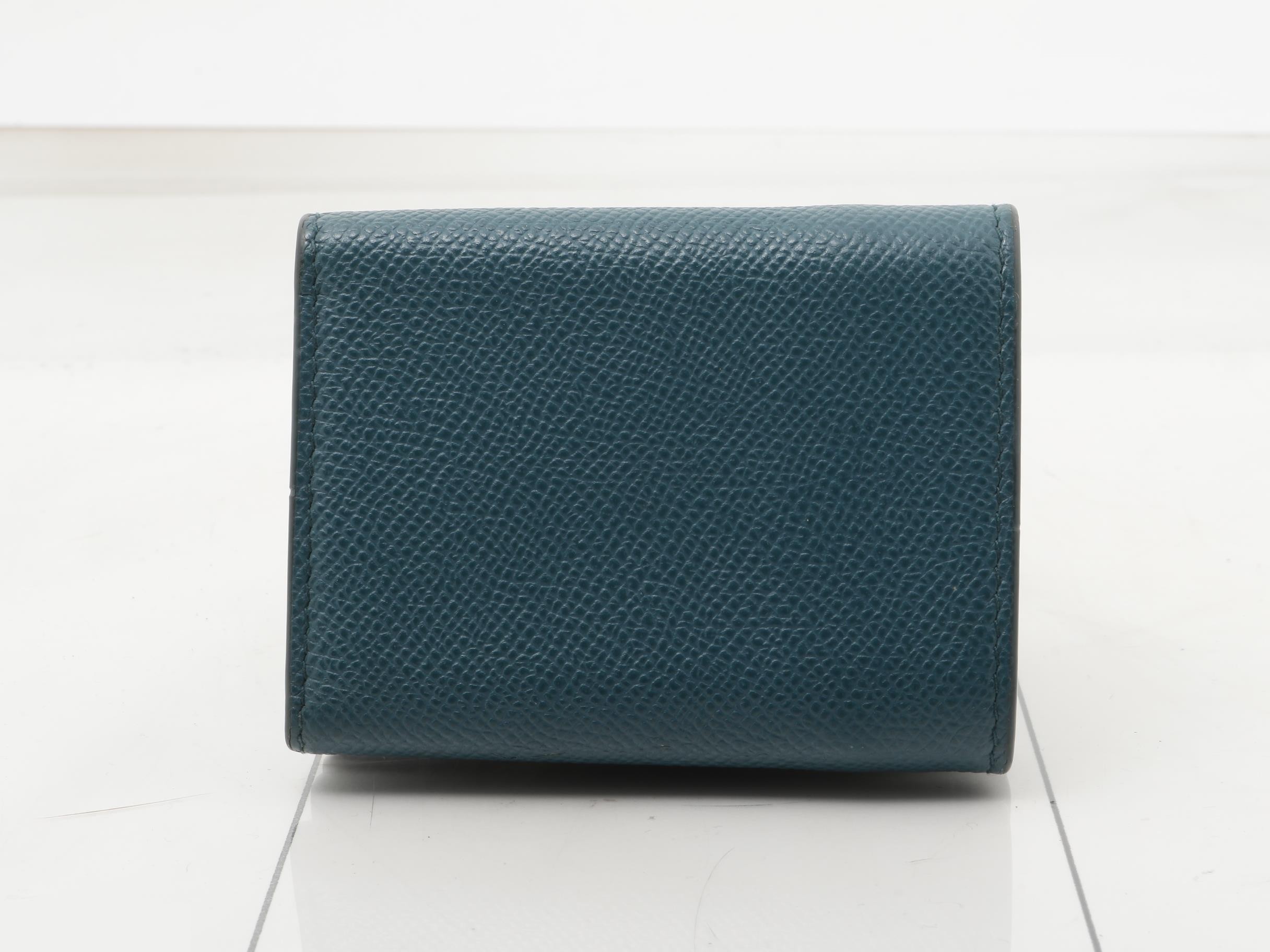 Tri-fold wallet, bag/wallet, light blue — view 2