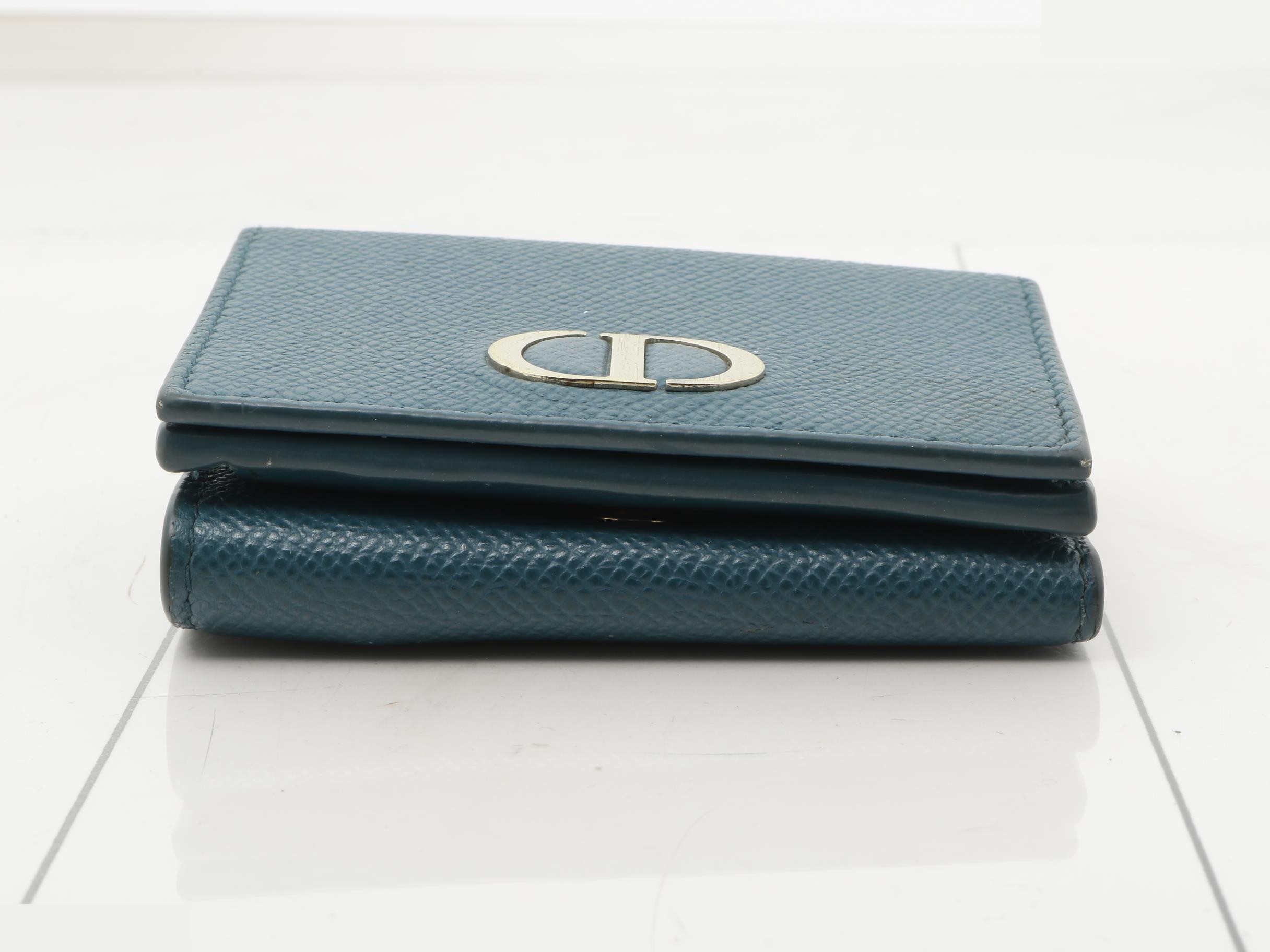 Tri-fold wallet, bag/wallet, light blue — view 3