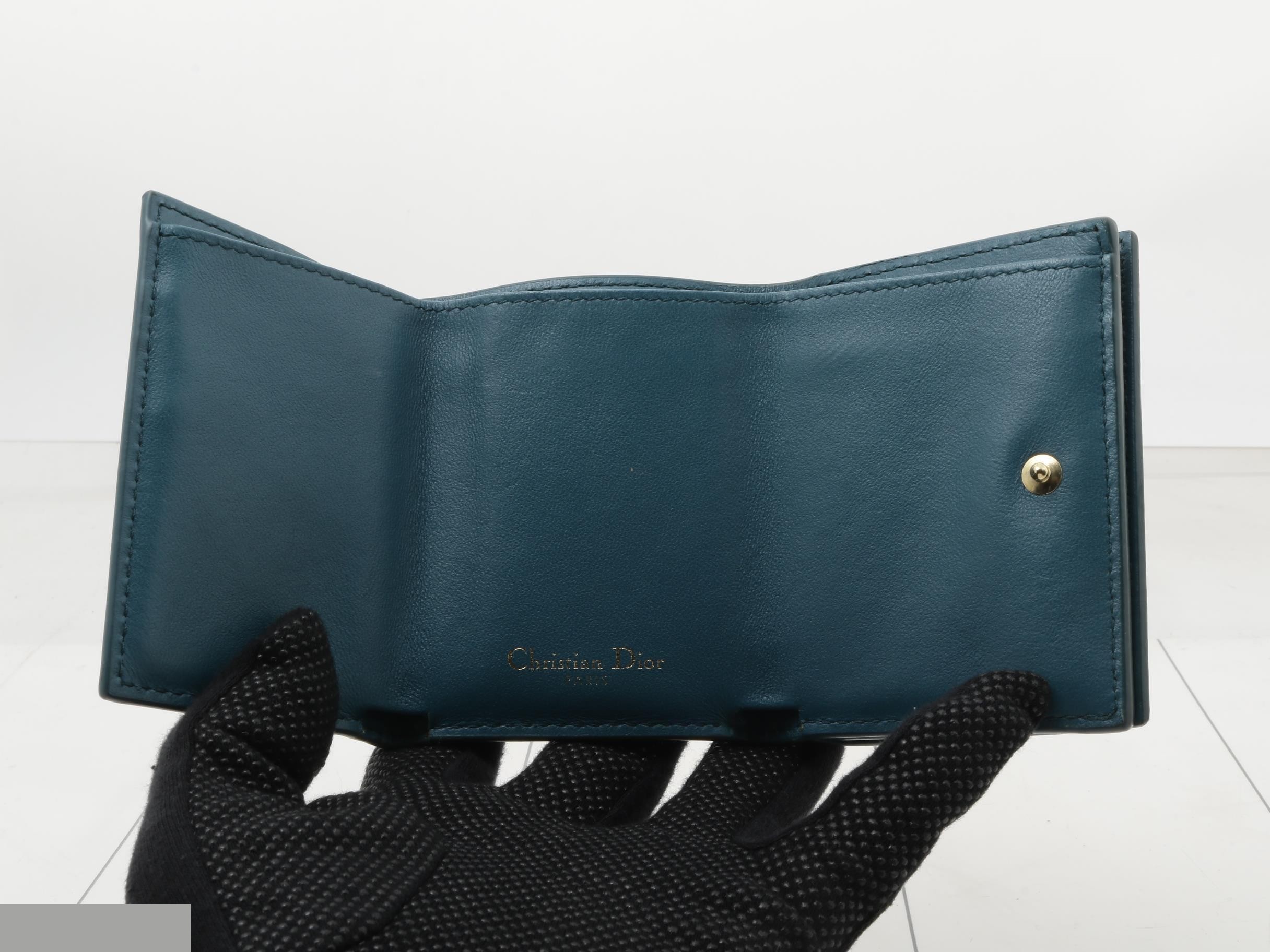 Tri-fold wallet, bag/wallet, light blue — view 4