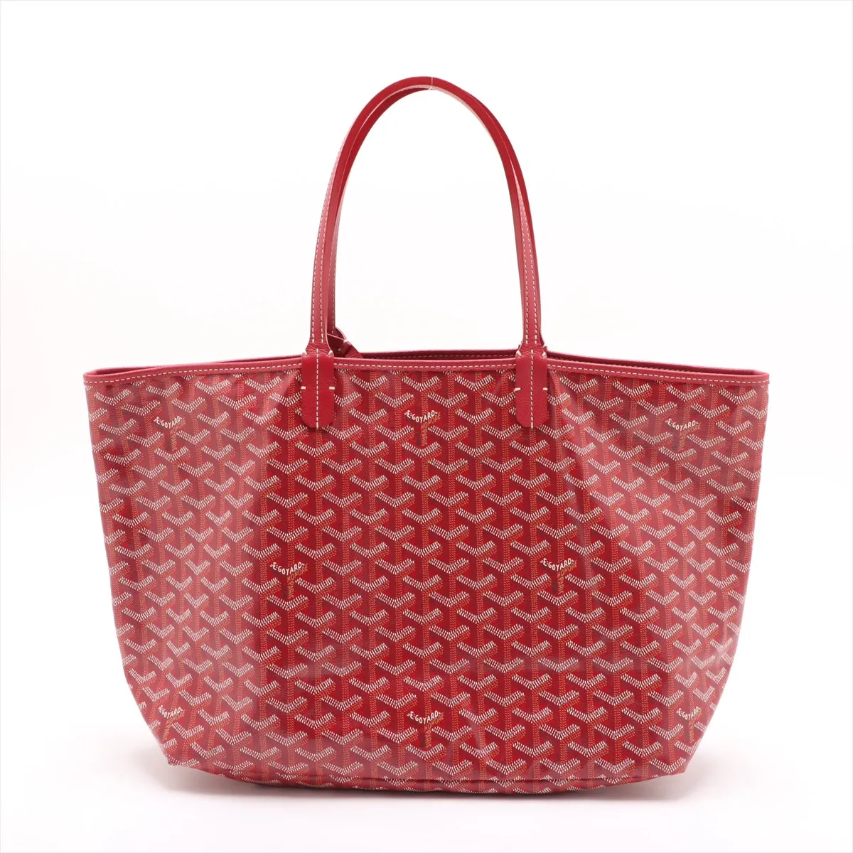 Saint Louis PM PVC x Leather Tote Bag Red — view 2