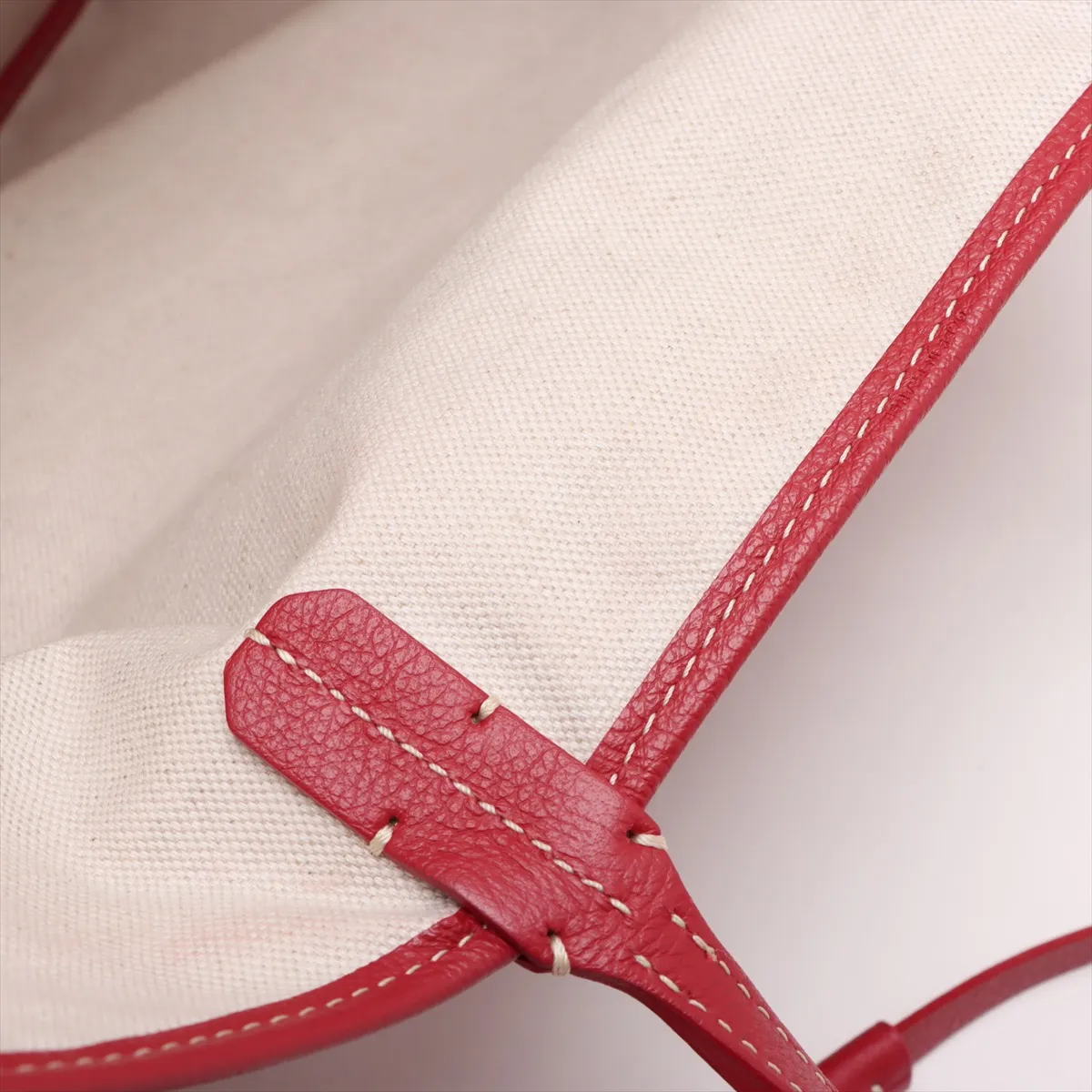 Saint Louis PM PVC x Leather Tote Bag Red — view 11