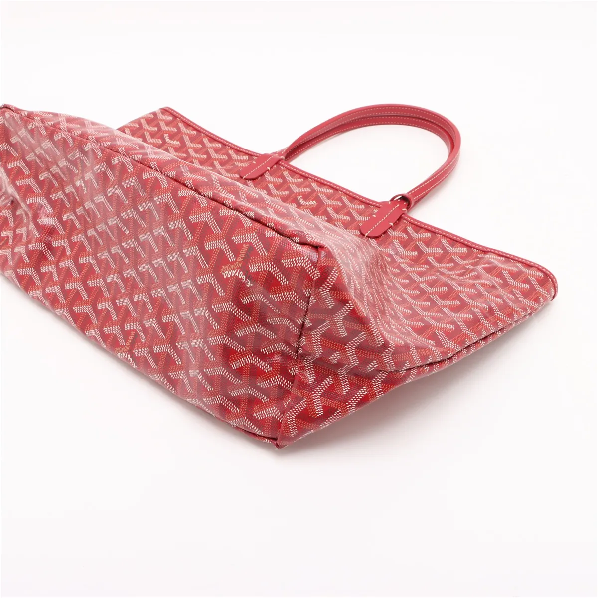 Saint Louis PM PVC x Leather Tote Bag Red — view 3