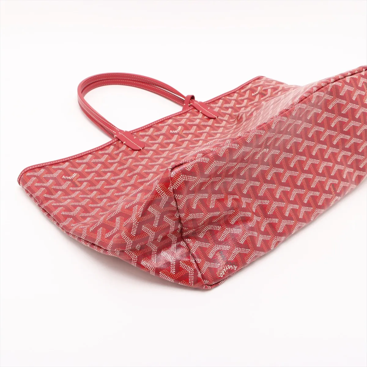 Saint Louis PM PVC x Leather Tote Bag Red — view 4