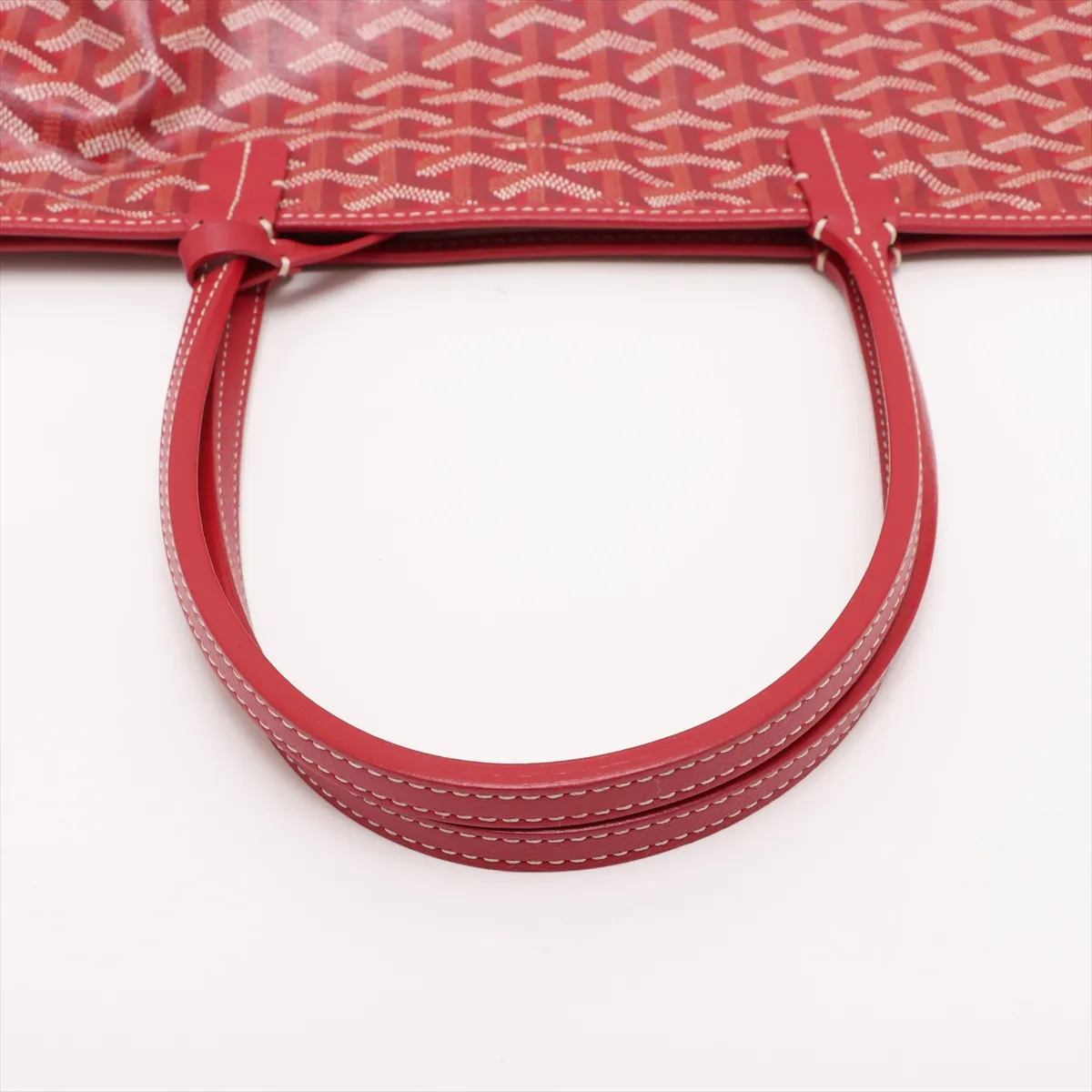 Saint Louis PM PVC x Leather Tote Bag Red — view 5